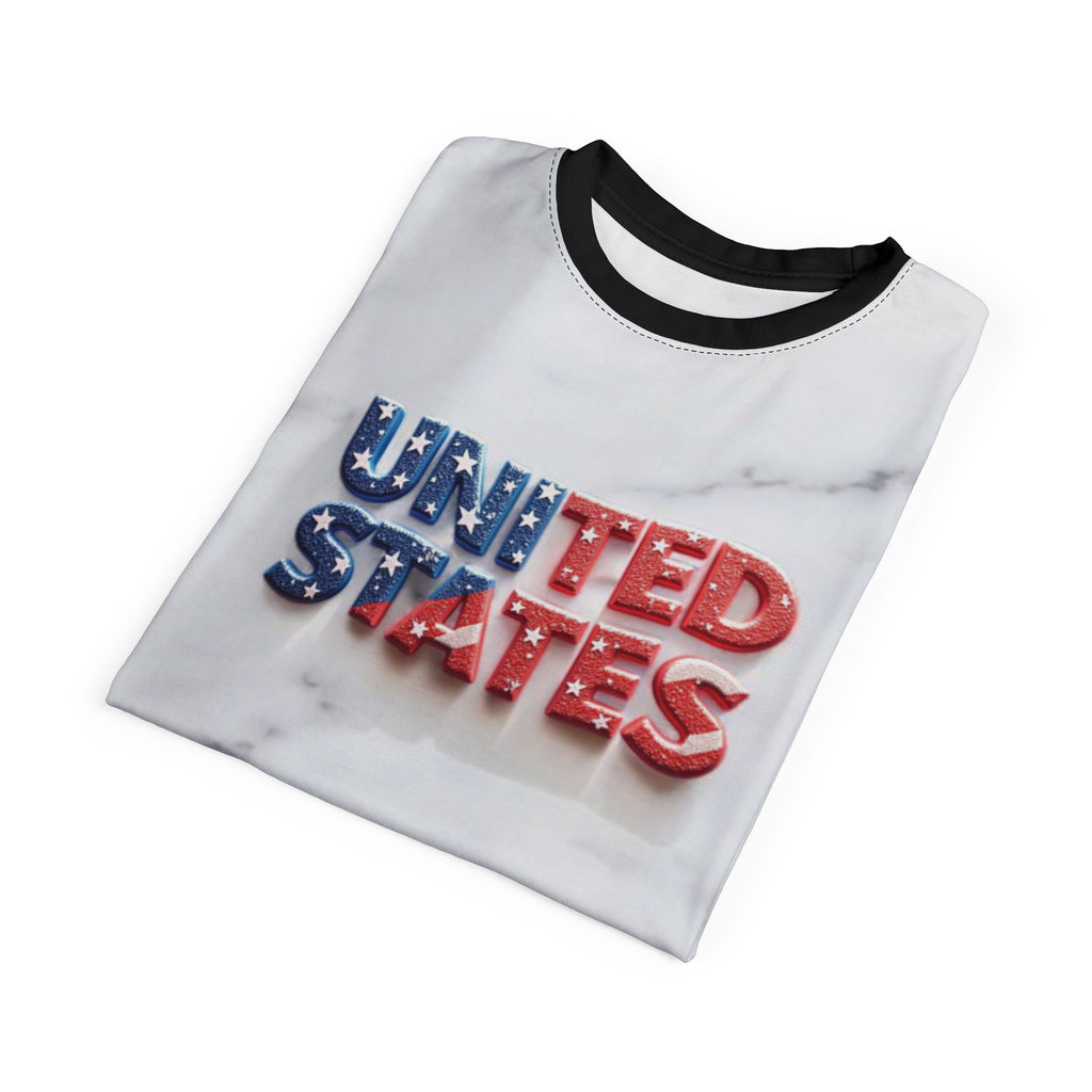 Patriotic Unisex Cut & Sew Tee - USA Inspired Design