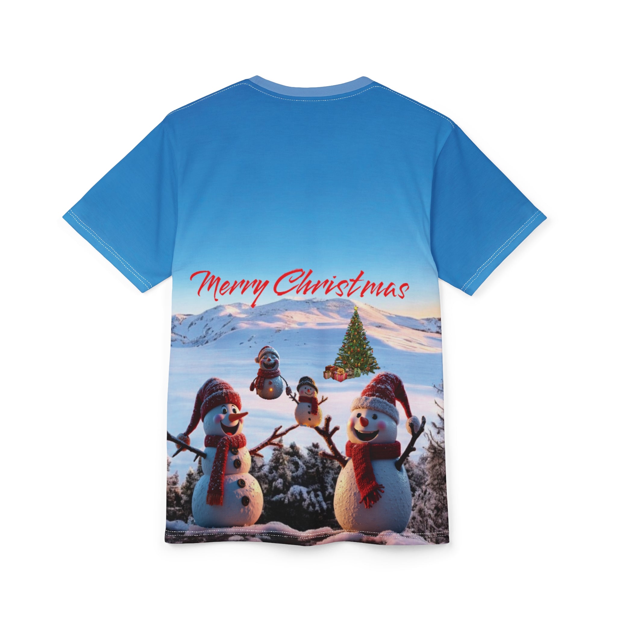 Christmas Snowman Unisex Tee