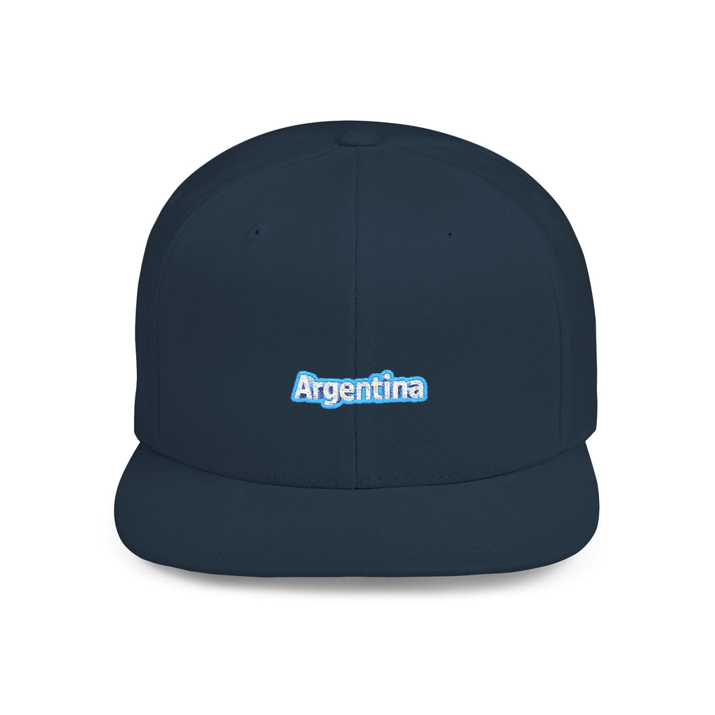 Gorra snapback - Elegante gorra gris argentina para uso casual