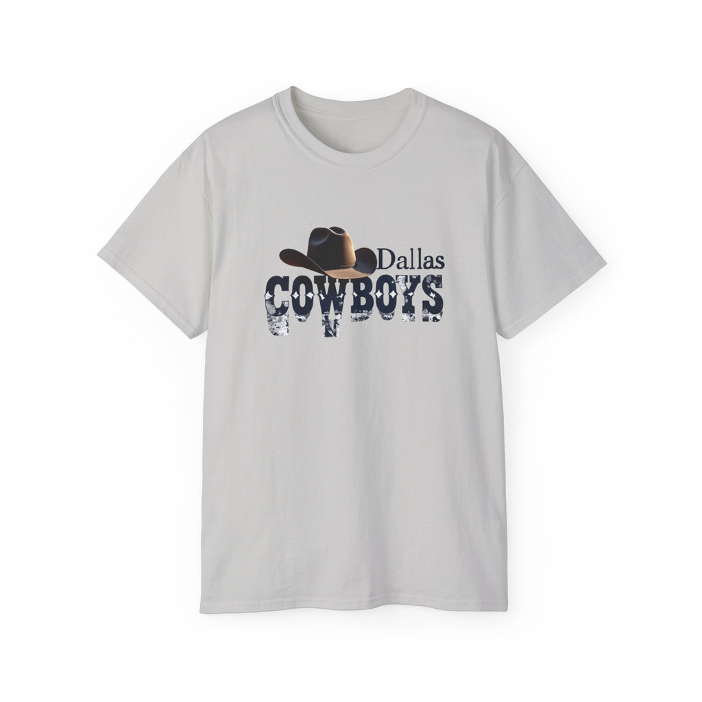 Dallas Cowboys Unisex Ultra Cotton Tee - Perfect for Game Day, Sports Fans, Casual Wear, Gifts, NFL Merchandise