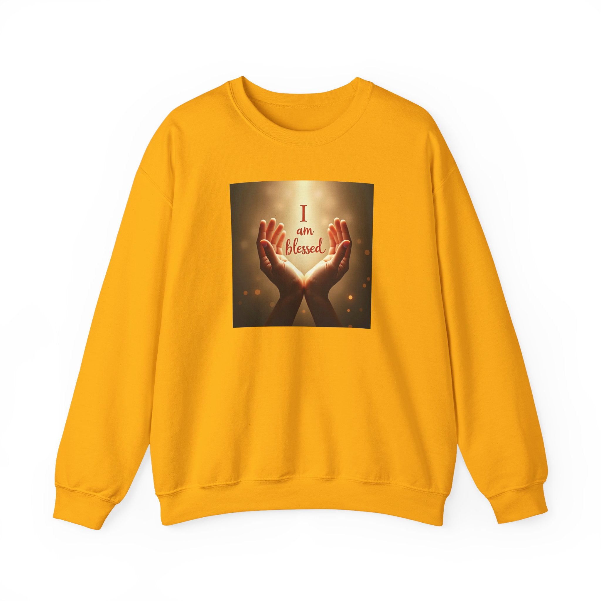 Blessed Hands Unisex Sweatshirt, Spiritual Gift, Cozy Crewneck, Inspirational Apparel, Self-Care Fashion, Comfortable Everyday Wear