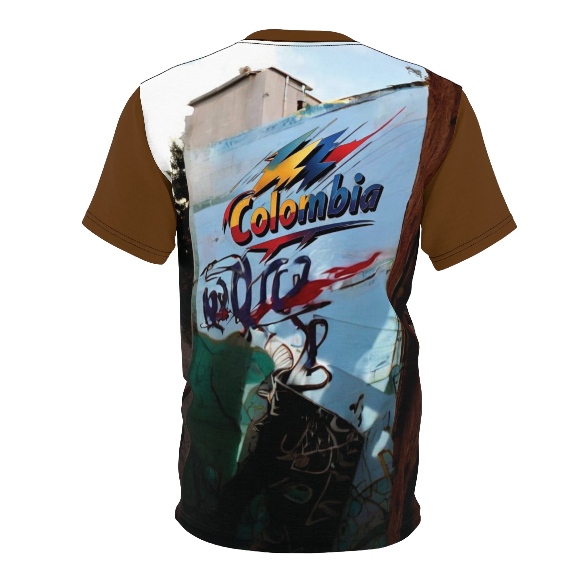 Camiseta unisex de arte callejero de Colombia