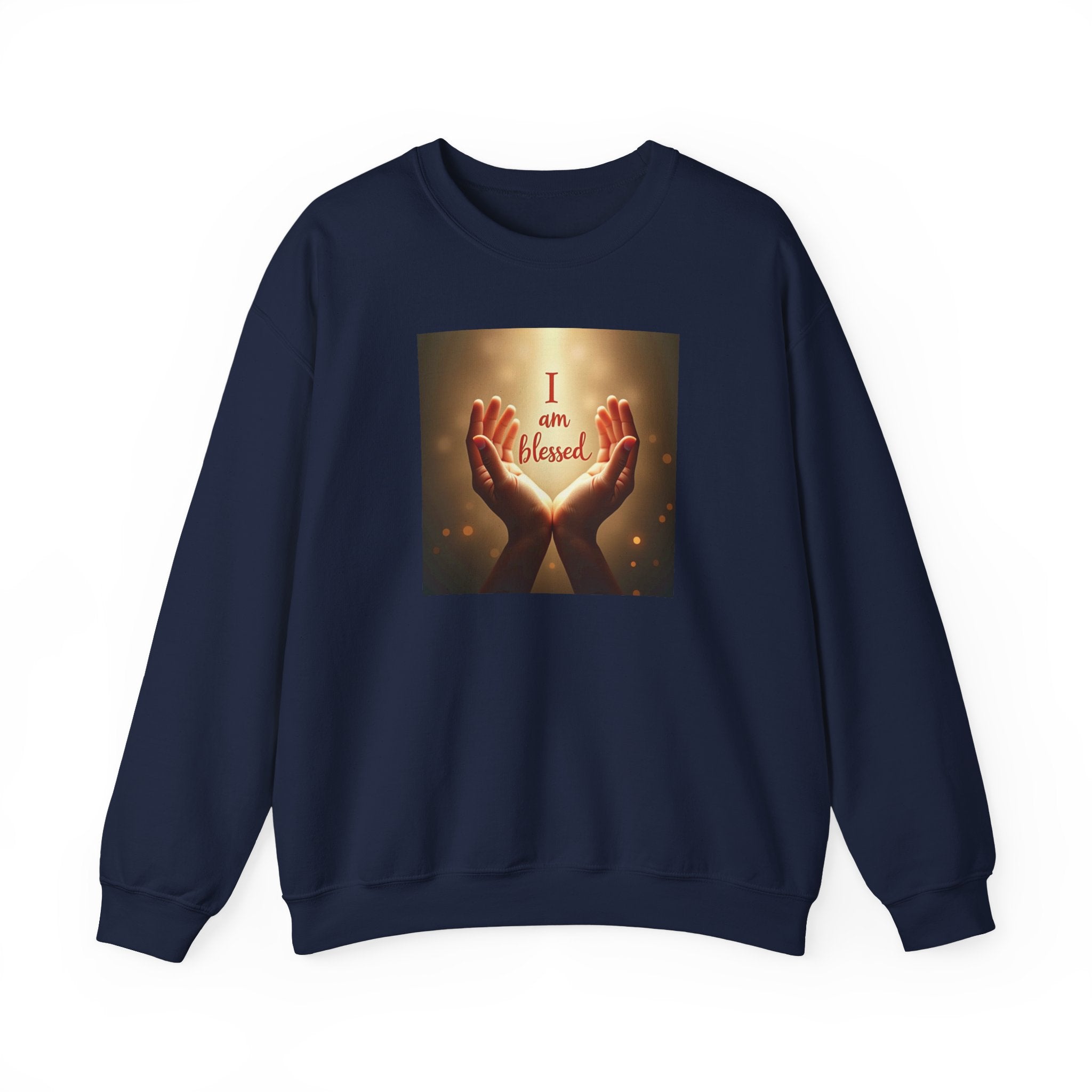 Blessed Hands Unisex Sweatshirt, Spiritual Gift, Cozy Crewneck, Inspirational Apparel, Self-Care Fashion, Comfortable Everyday Wear
