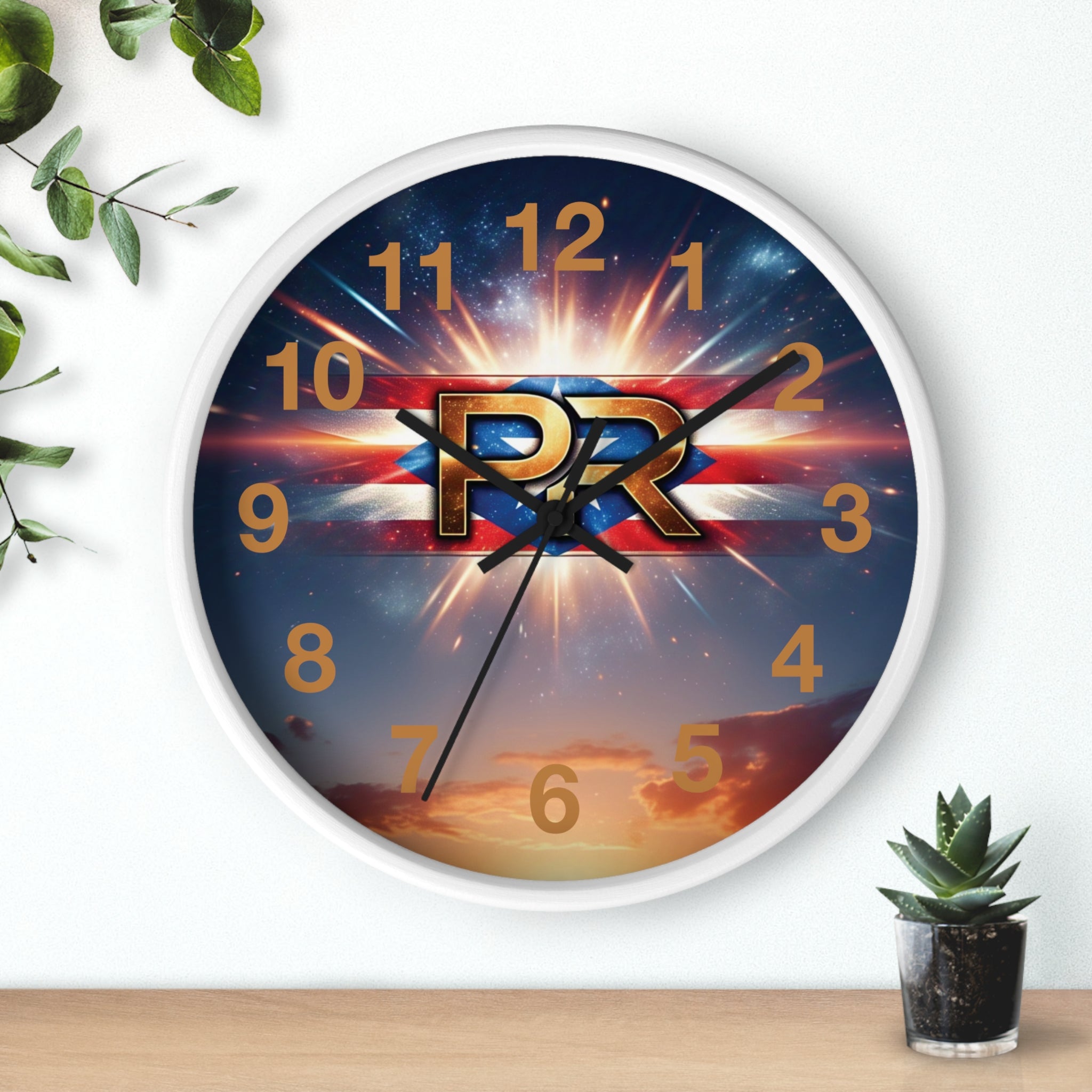 Reloj de pared elegante Cosmic PR: perfecto para la decoración del hogar o la oficina