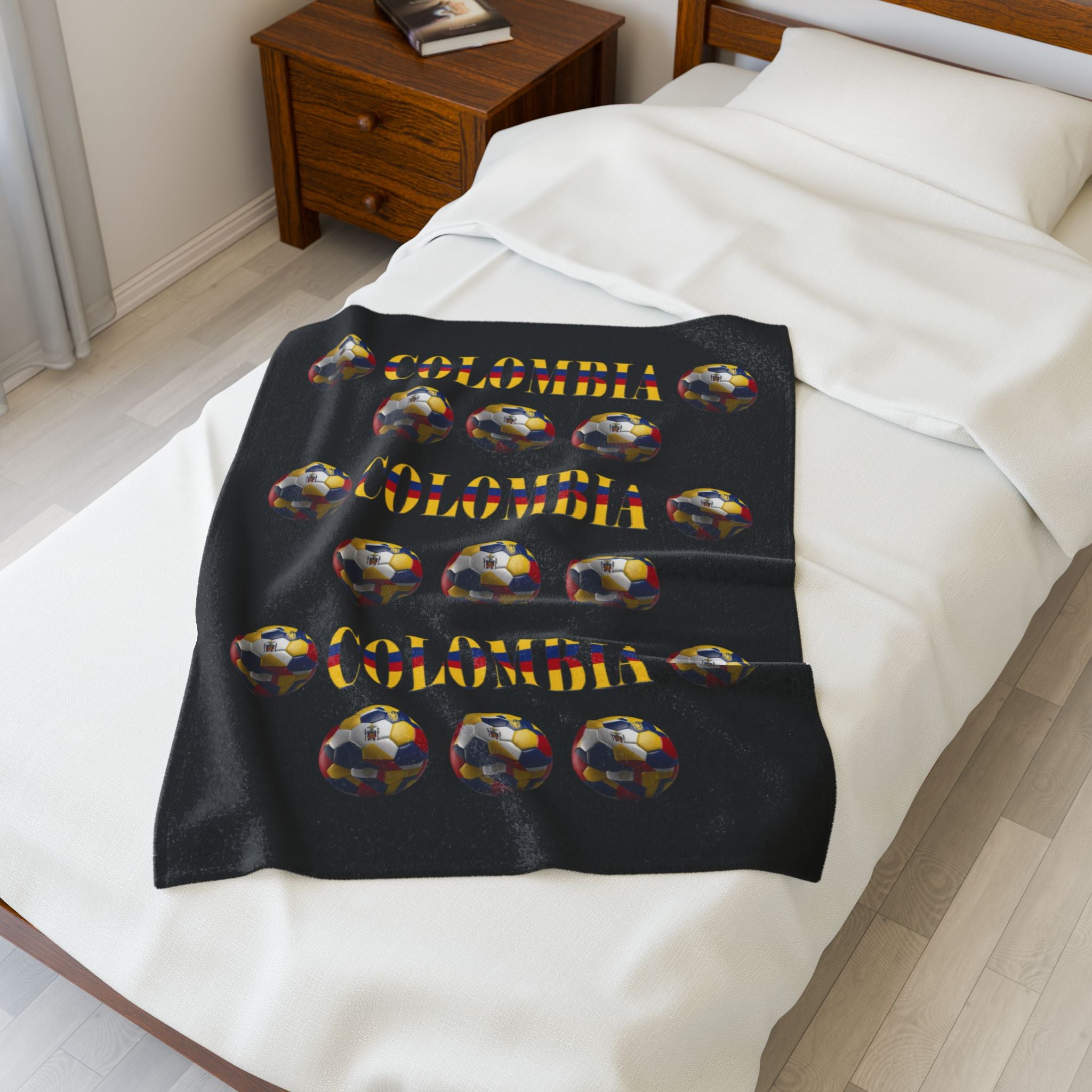 Manta de terciopelo de felpa - Diseño colombiano