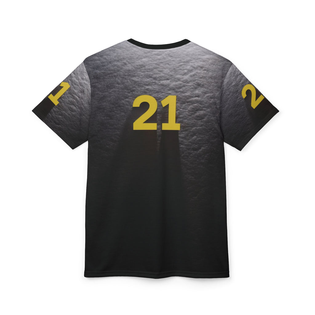 Camiseta gráfica unisex con estilo: diseño Bold 21 para uso diario