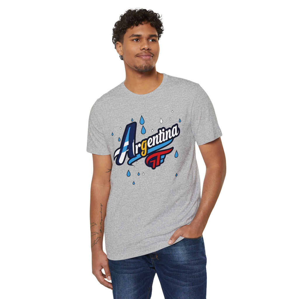 Camiseta gráfica Argentina - Moda unisex ecológica