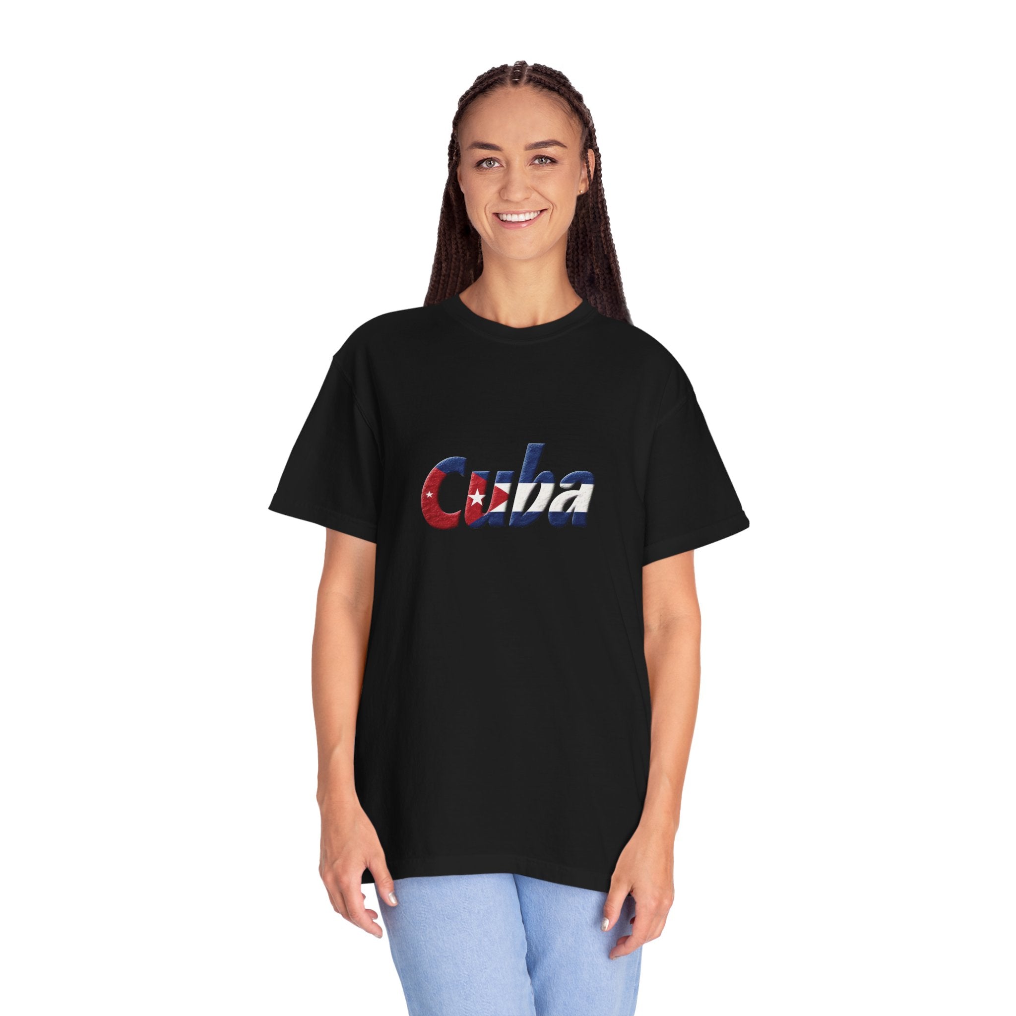 Camiseta teñida Comfort Colors: personalizable, 100 % algodón hilado en anillo
