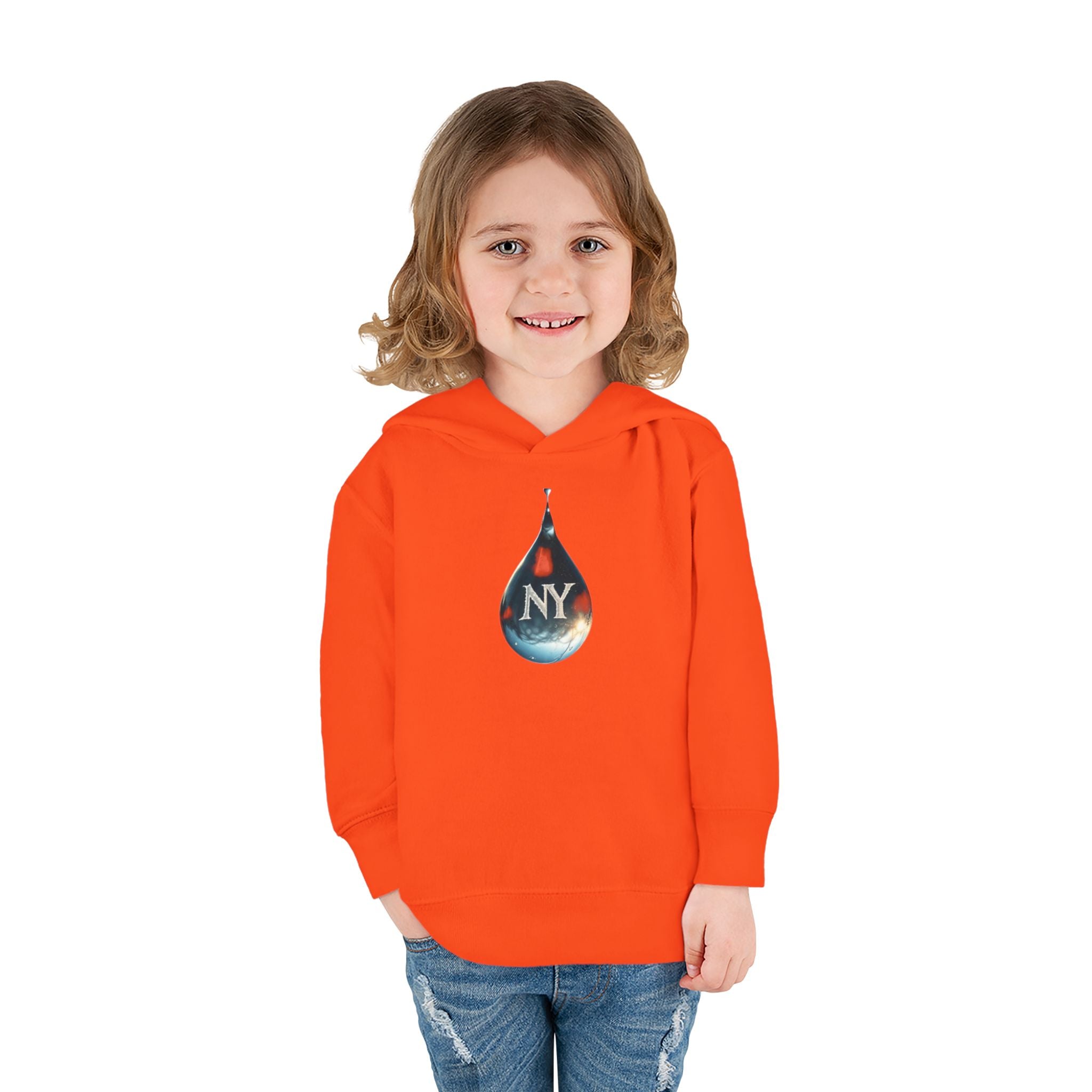 NY-Themed Toddler Pullover Fleece Hoodie