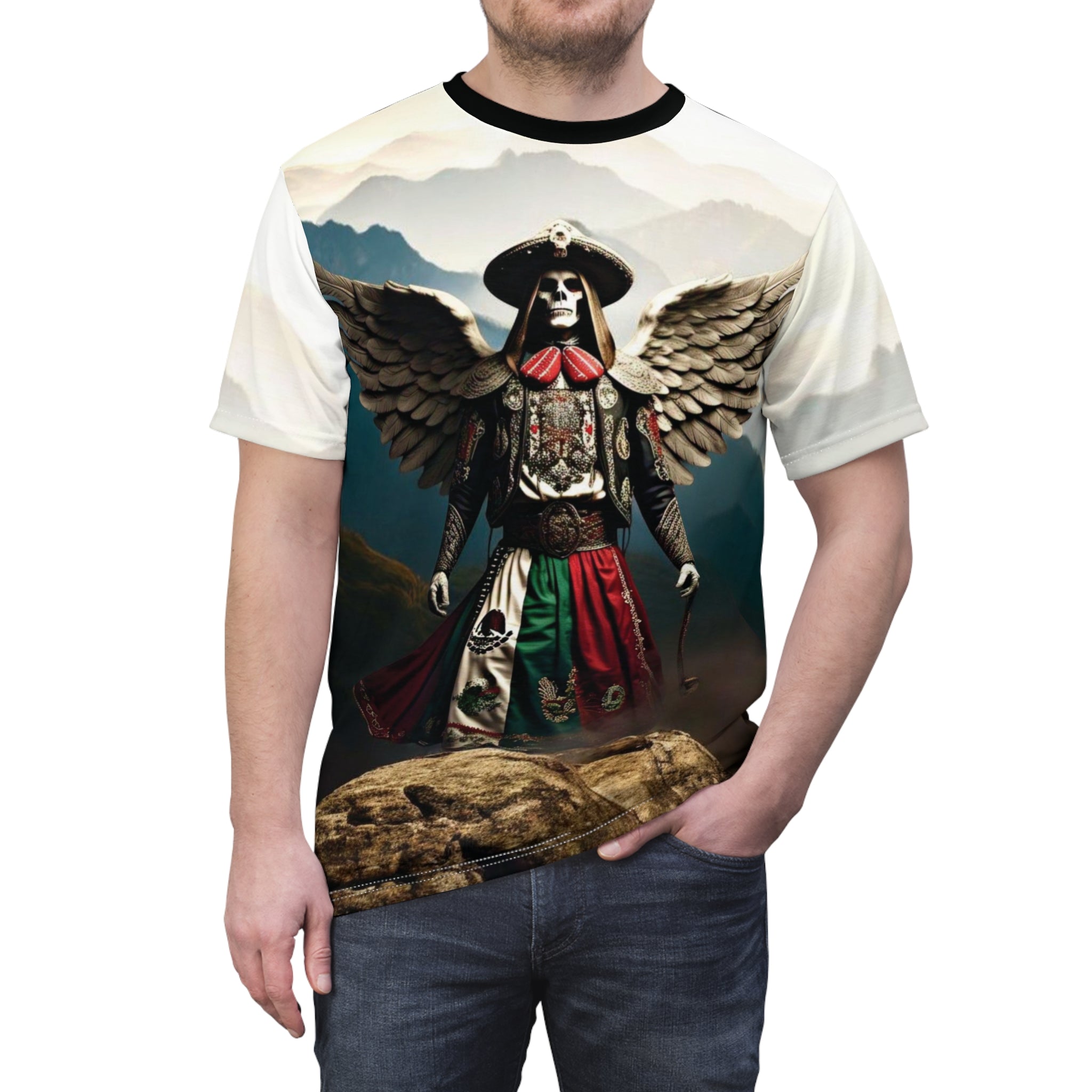 Camiseta “Guerrero Alado Épico” – Arte Fantasía en Alta Definición