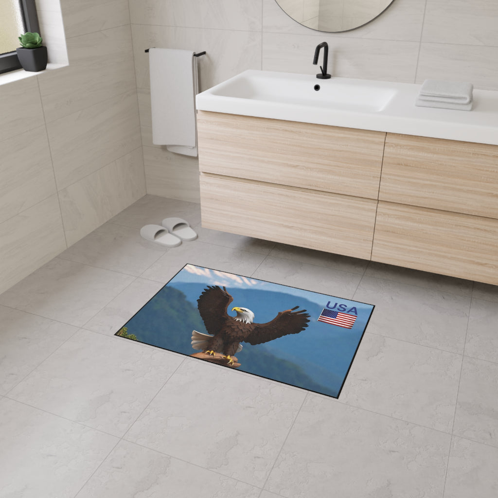 Floor Mat - Eagle in the Mountains Christmas Gift