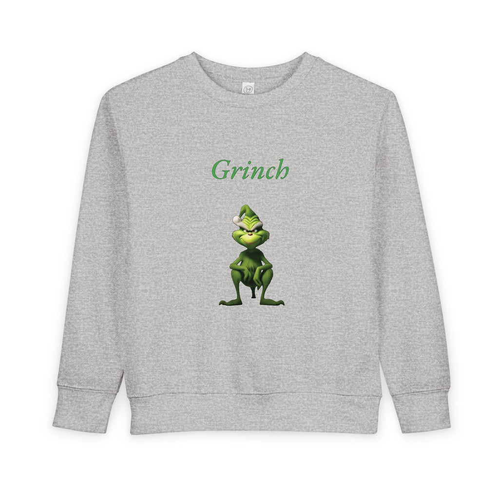 Grinch Toddler Sweatshirt - Fun Holiday Apparel for Kids