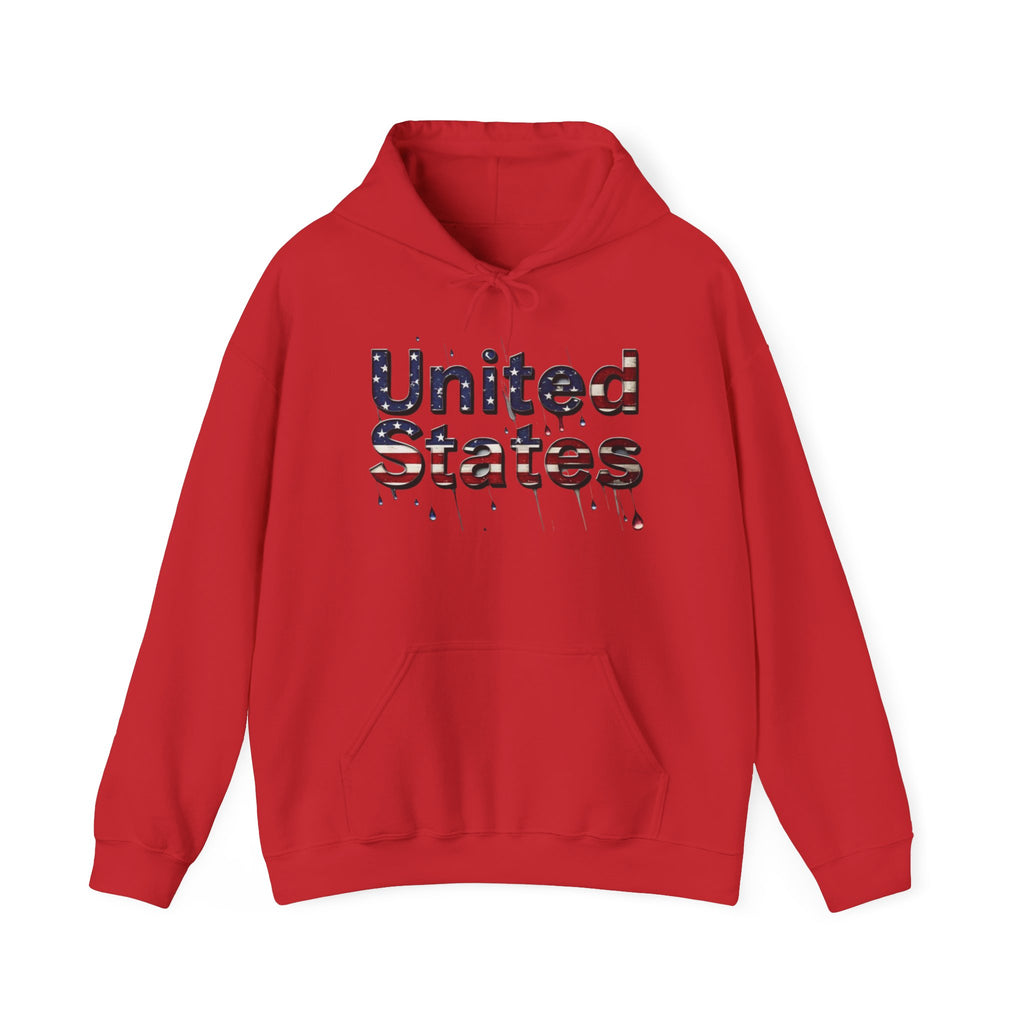 Patriotic Unisex Hooded Sweatshirt - United States Design