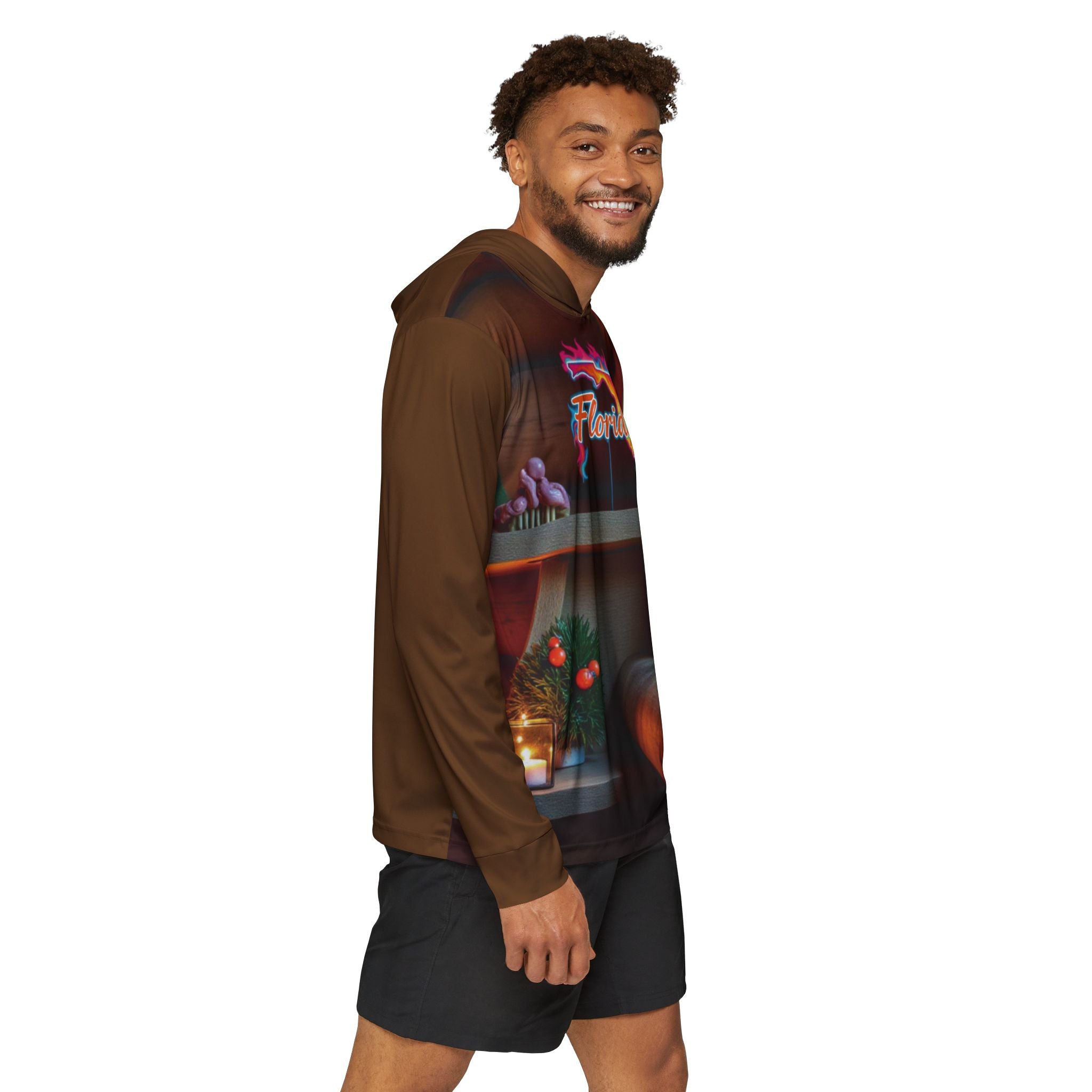 Men's Warm-Up Sports Hoodie - Florida Sports Warm-Up Sweatshirt