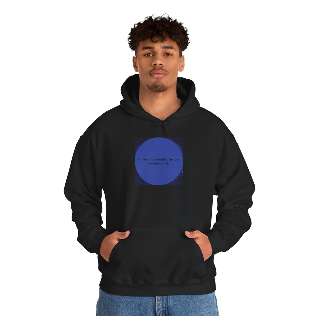 Blue Hooded Sweatshirt