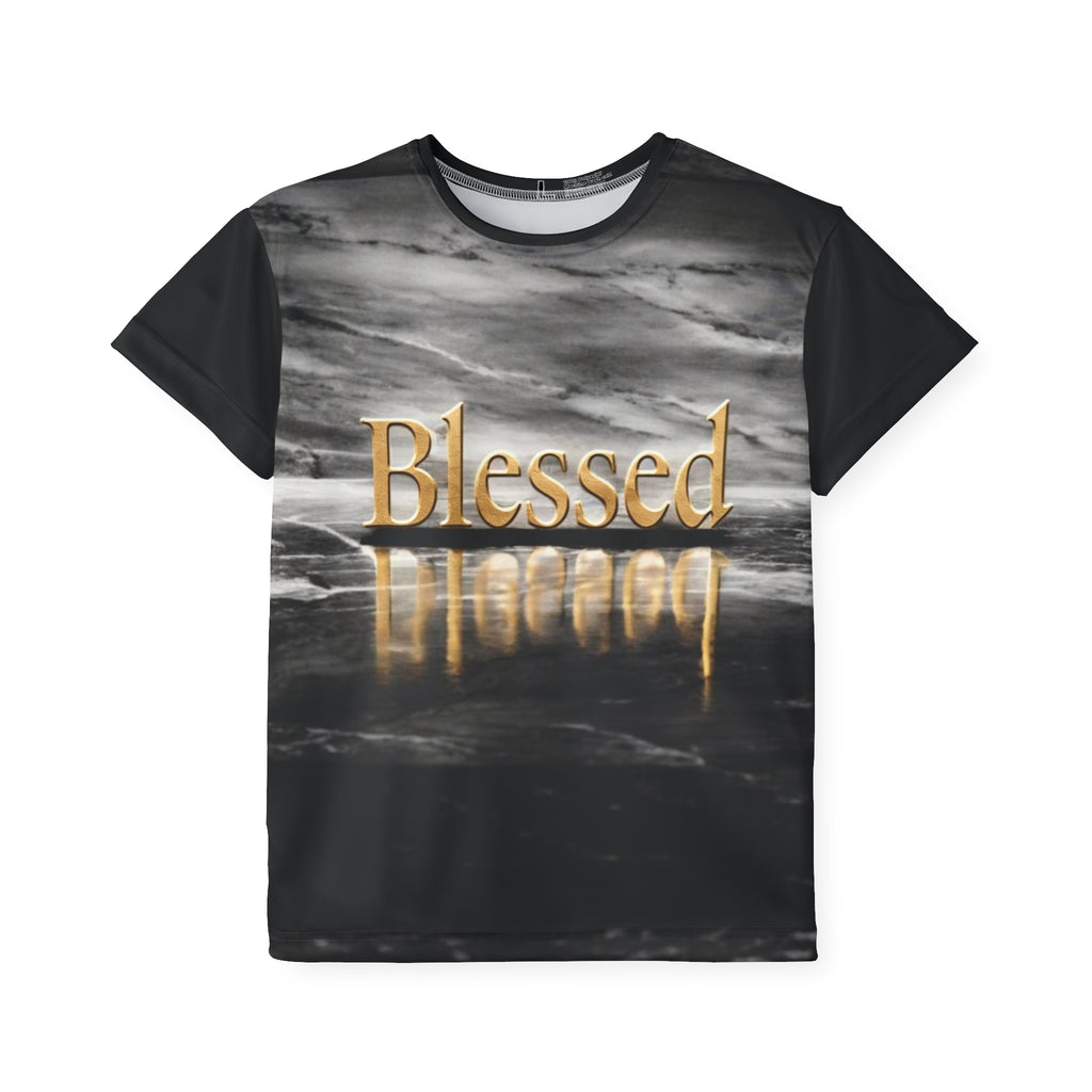 Kids T-Shirt, Blessed Graphic Tee for Team Spirit, Youth T-Shirt, Youth Gift