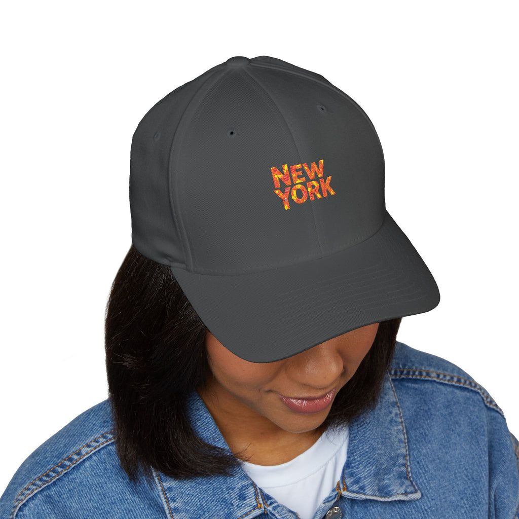 New York Embroidered Floral Cap — Women's NYC Travel Hat