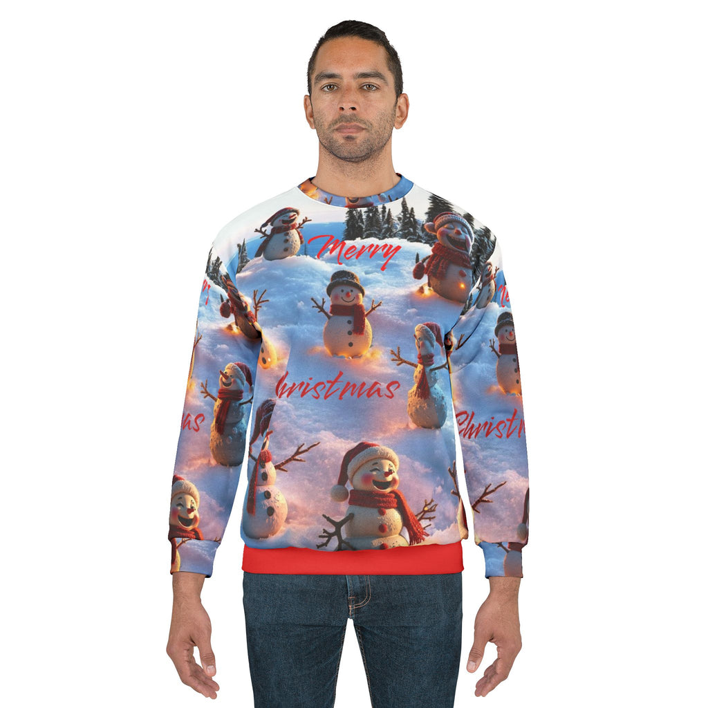 Christmas Snowman Unisex Sweatshirt