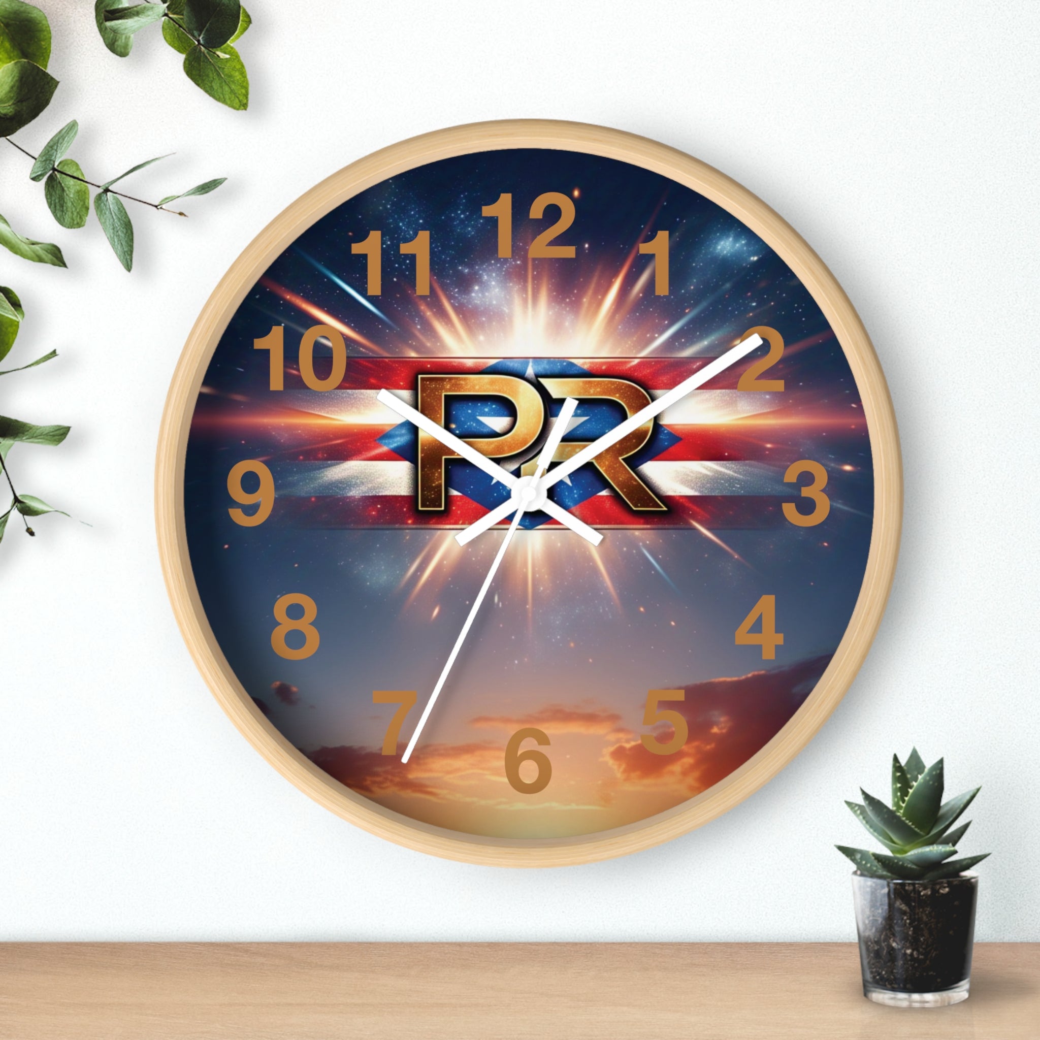 Reloj de pared elegante Cosmic PR: perfecto para la decoración del hogar o la oficina