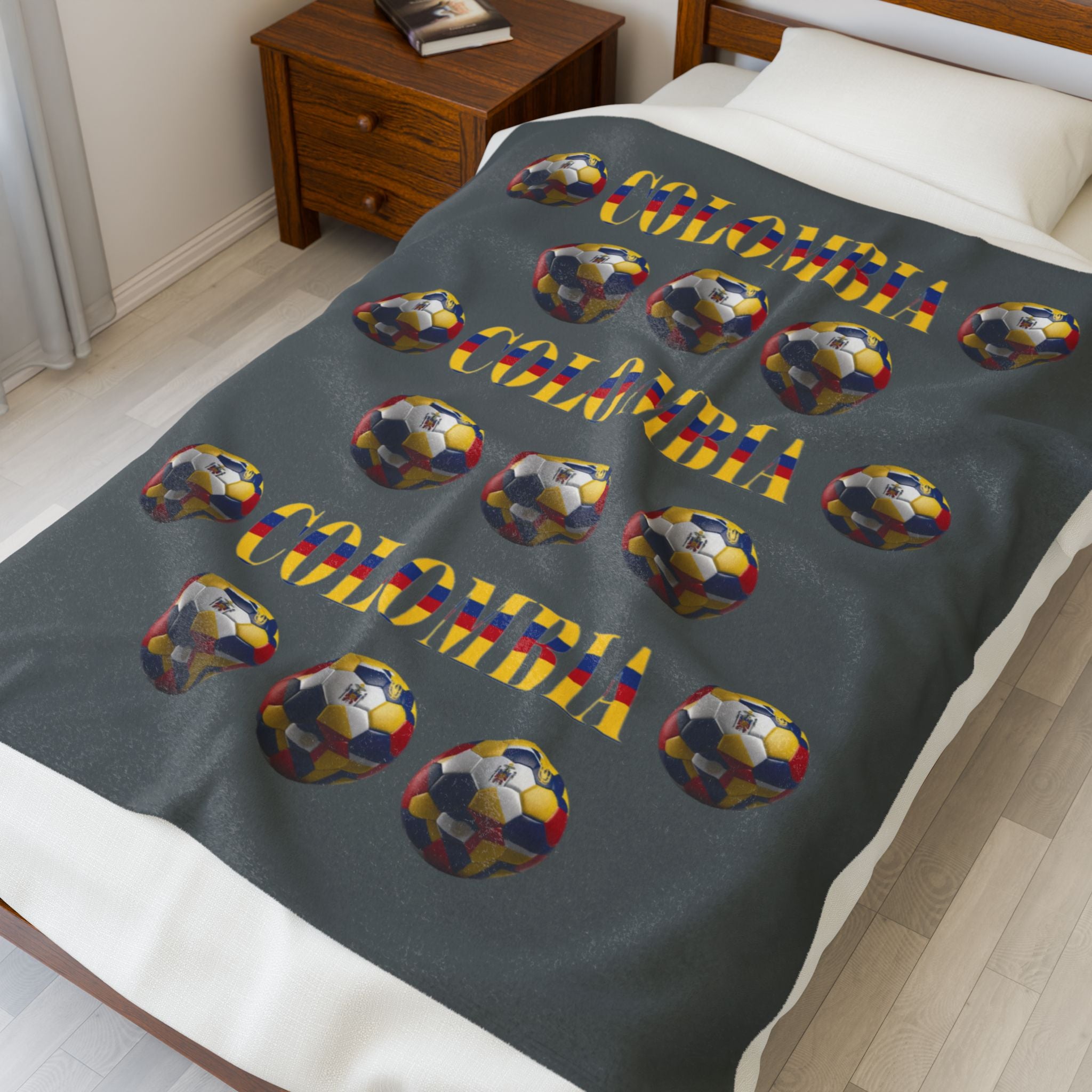 Manta de terciopelo de felpa - Diseño colombiano