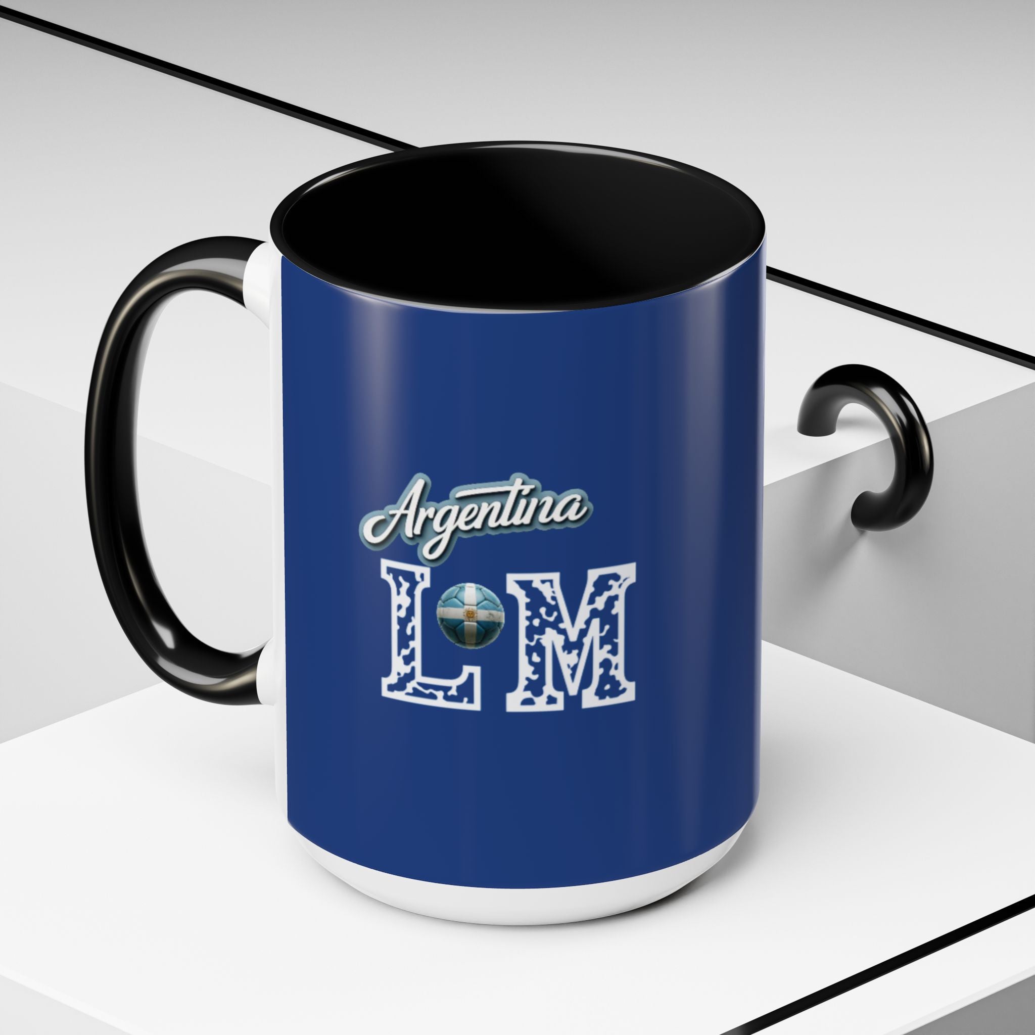 Taza de café con diseño argentino