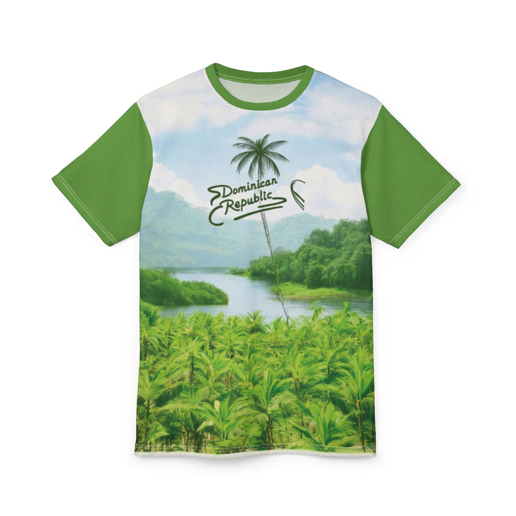 Camiseta unisex Paraíso Tropical - Diseño de República Dominicana