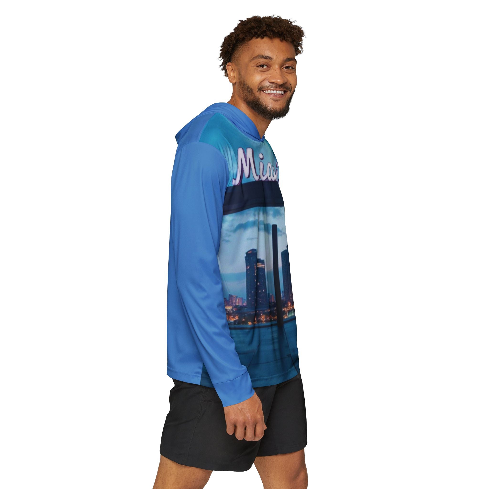 Miami Skyline Hoodie — Men’s Athletic Warmup Pullover