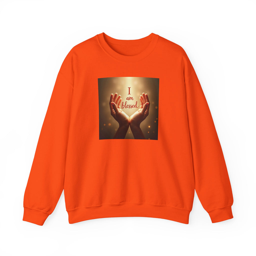 Blessed Hands Unisex Sweatshirt, Spiritual Gift, Cozy Crewneck, Inspirational Apparel, Self-Care Fashion, Comfortable Everyday Wear