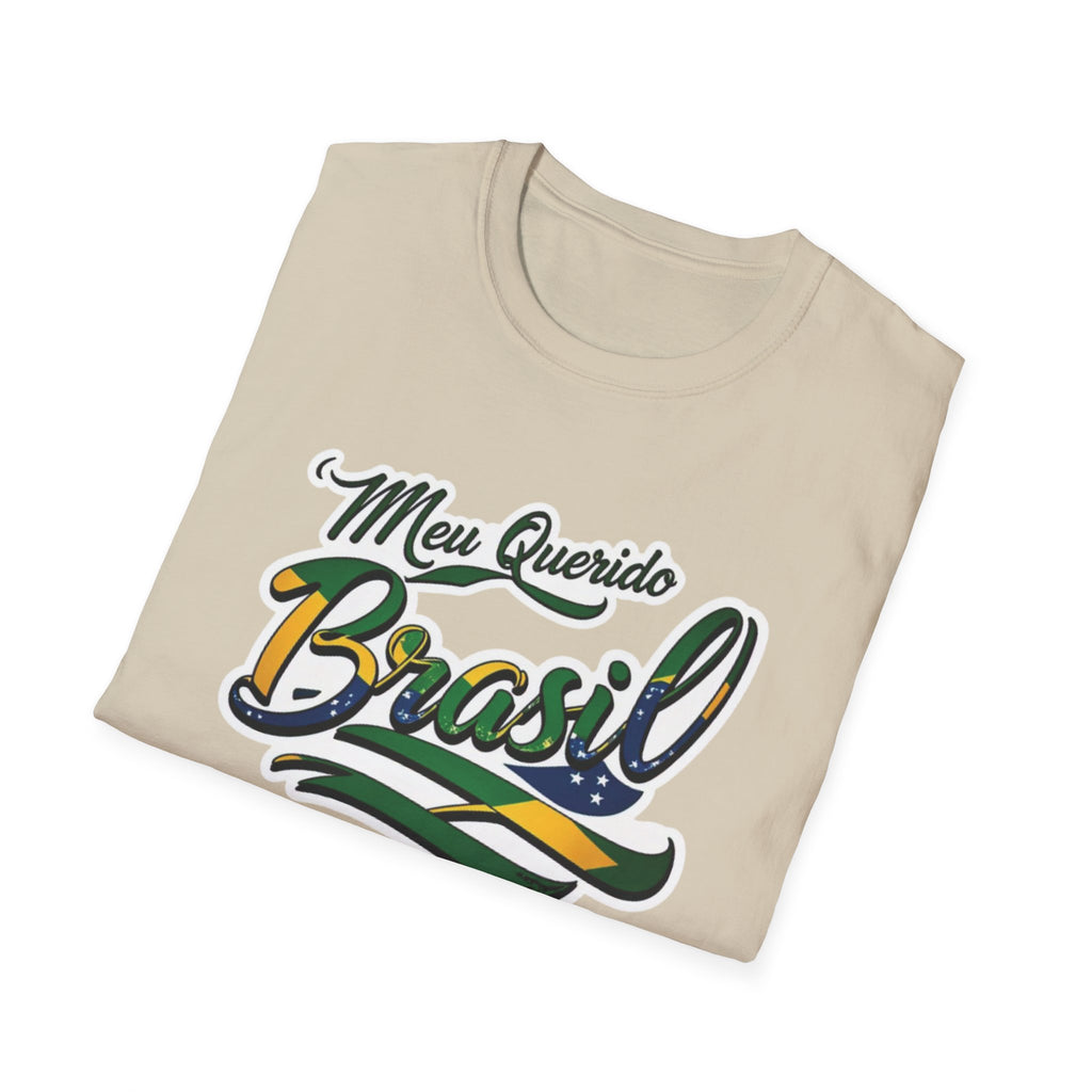 Camiseta Softstyle Unissex Meu Querido Brasil - Celebre o Brasil com Conforto
