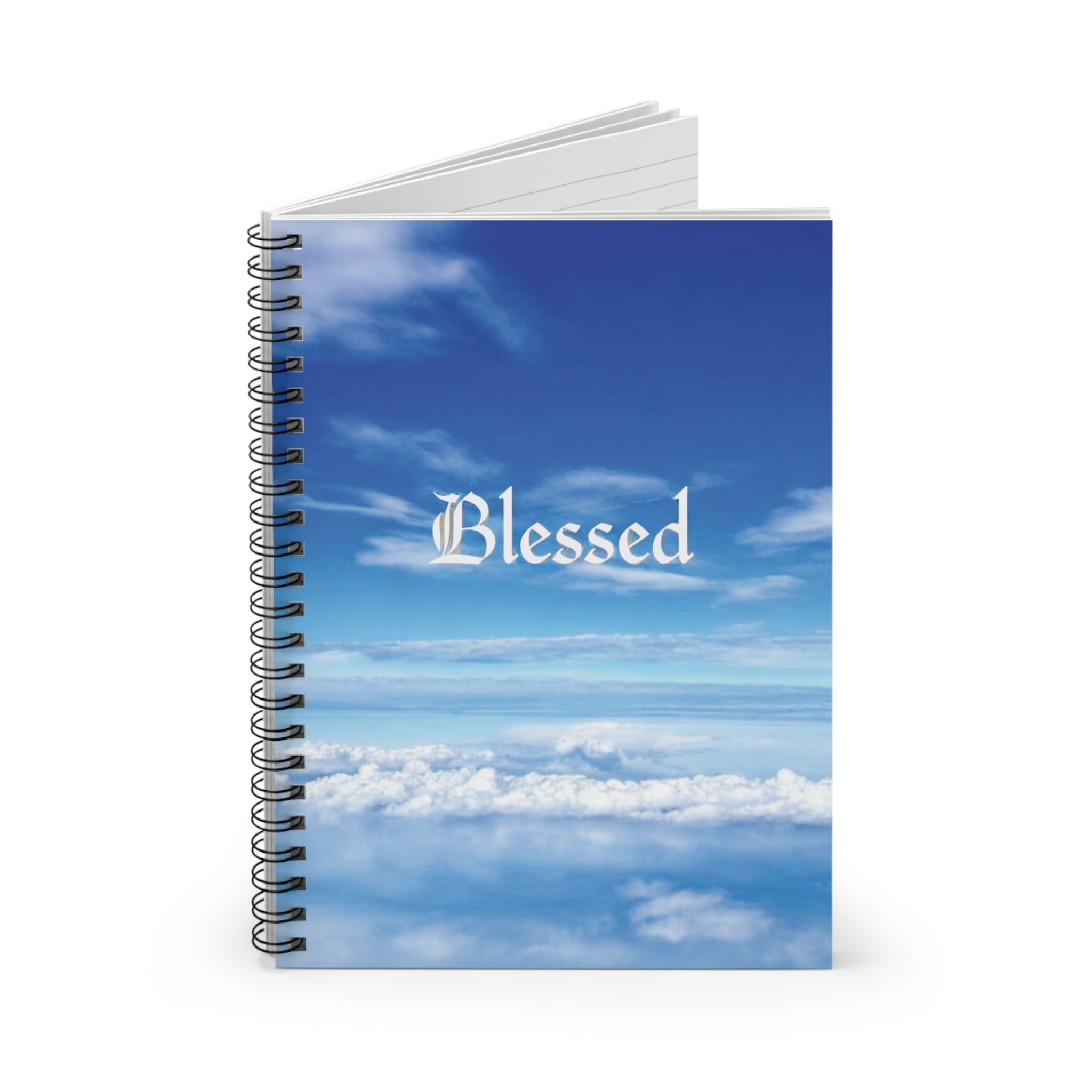 Blessed Sky Spiral Notebook - Inspirational Journal, Perfect Gift, Organization, Note-taking, Study, Prayer Journal