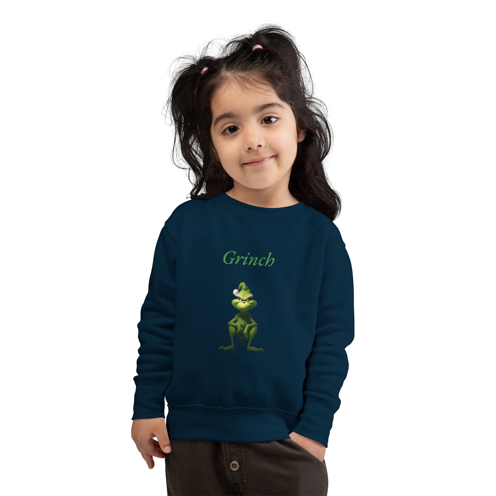 Grinch Toddler Sweatshirt - Fun Holiday Apparel for Kids
