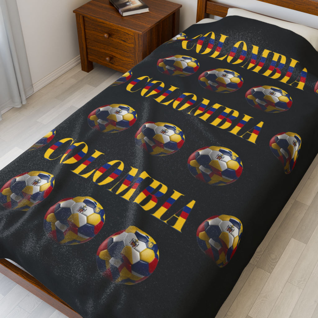 Manta de terciopelo de felpa - Diseño colombiano
