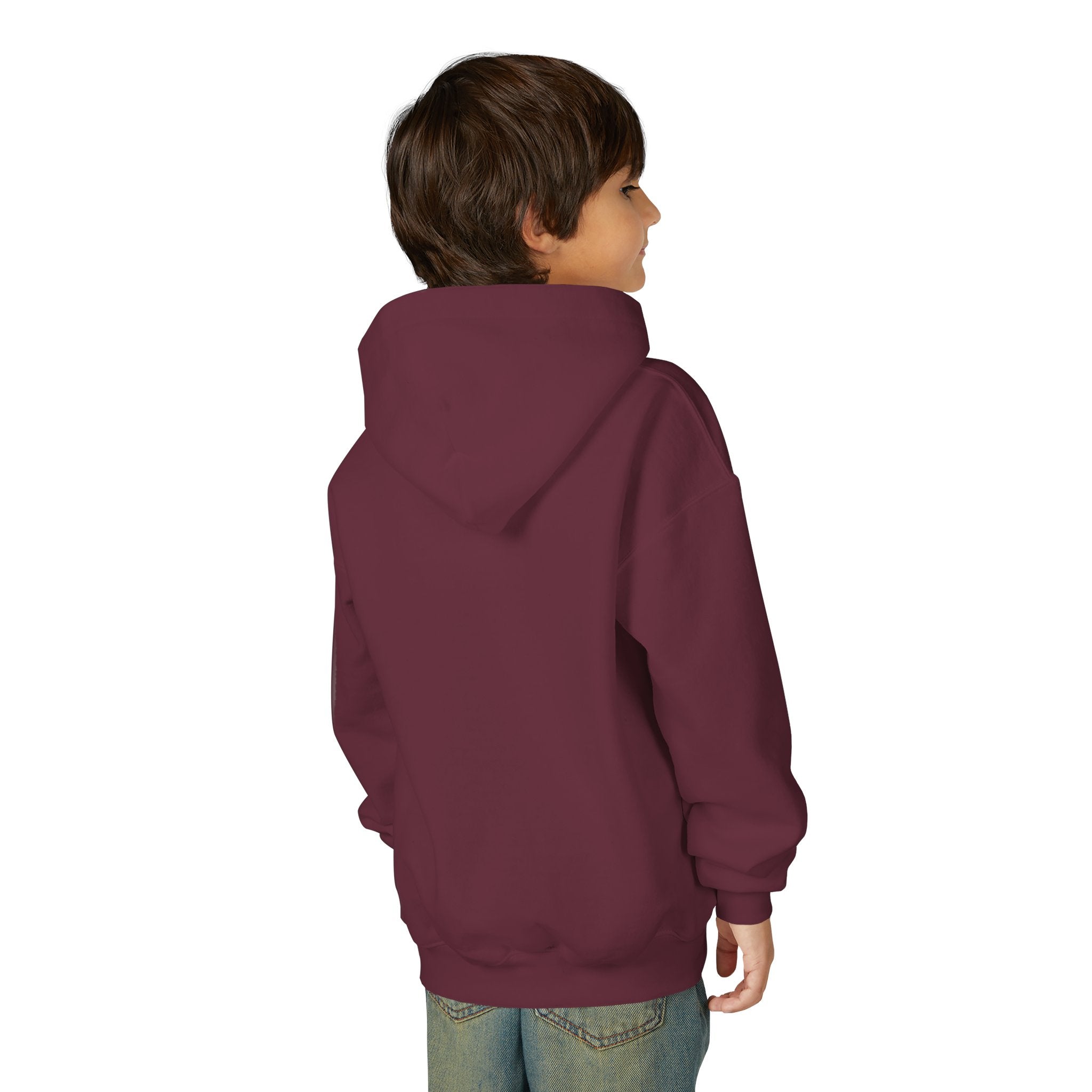 Trendy Youth Hoodie with Glitter Print