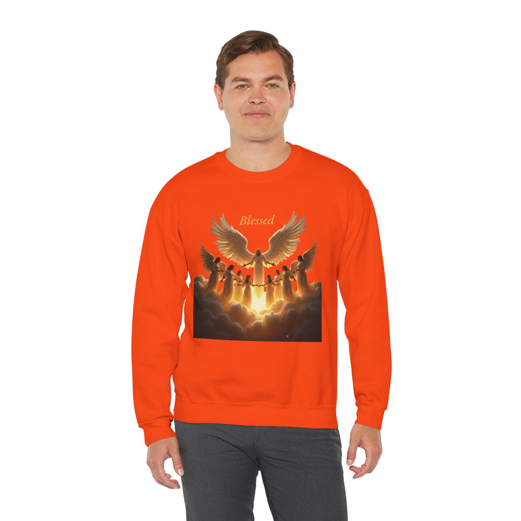 Angelic Sweatshirt, Blessed Faithful Apparel, Spiritual Gift