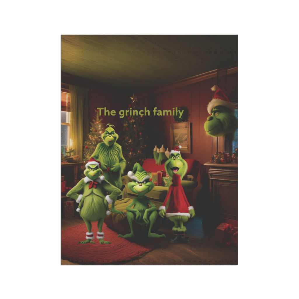 Banner - Grinch Family Garden &amp; House Welcome Sign 