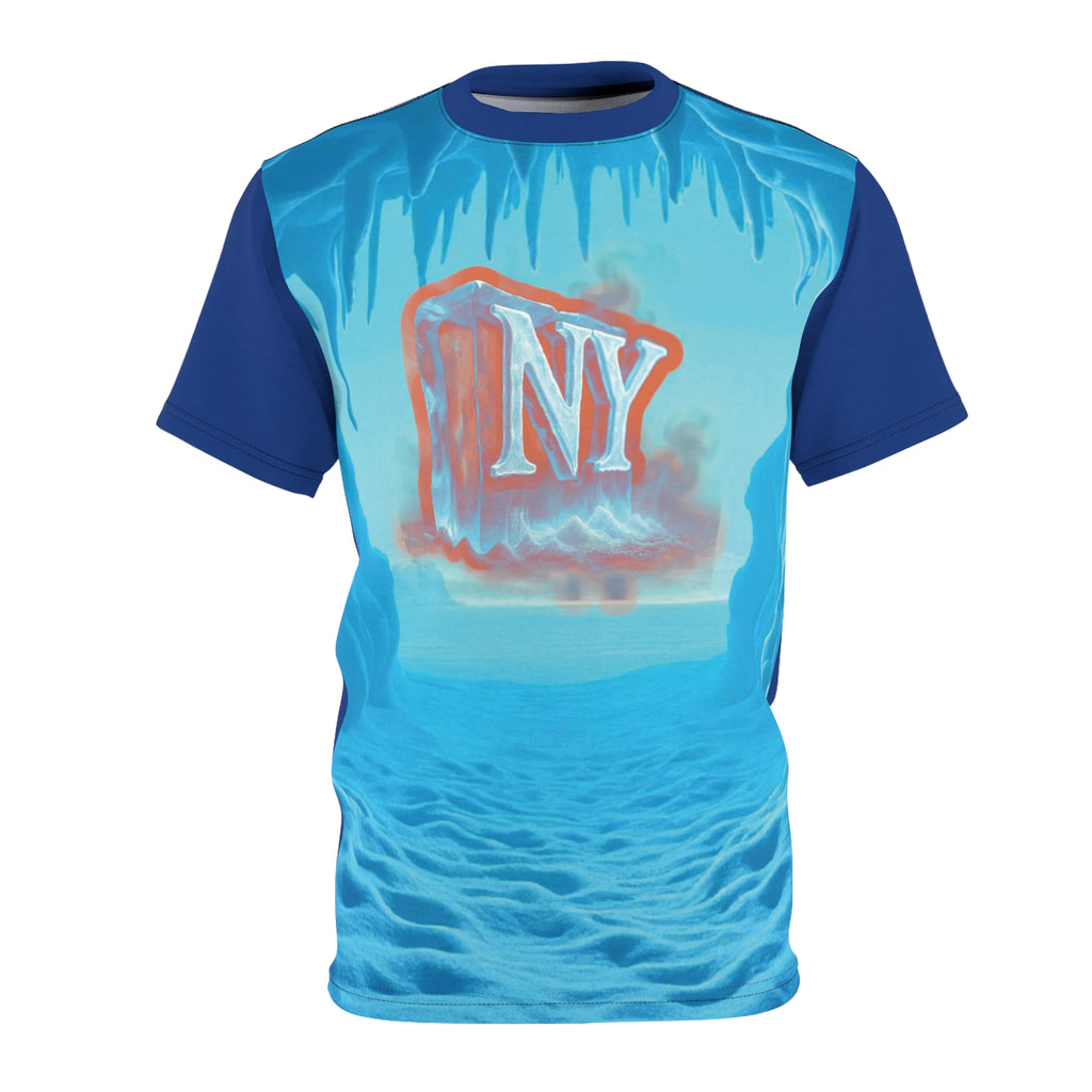 Chill Wave Unisex Tee, Ice World T-Shirt, NYC Graphic Tee, Cool Summer Shirt, Ocean Vibes Apparel, Casual Streetwear Top