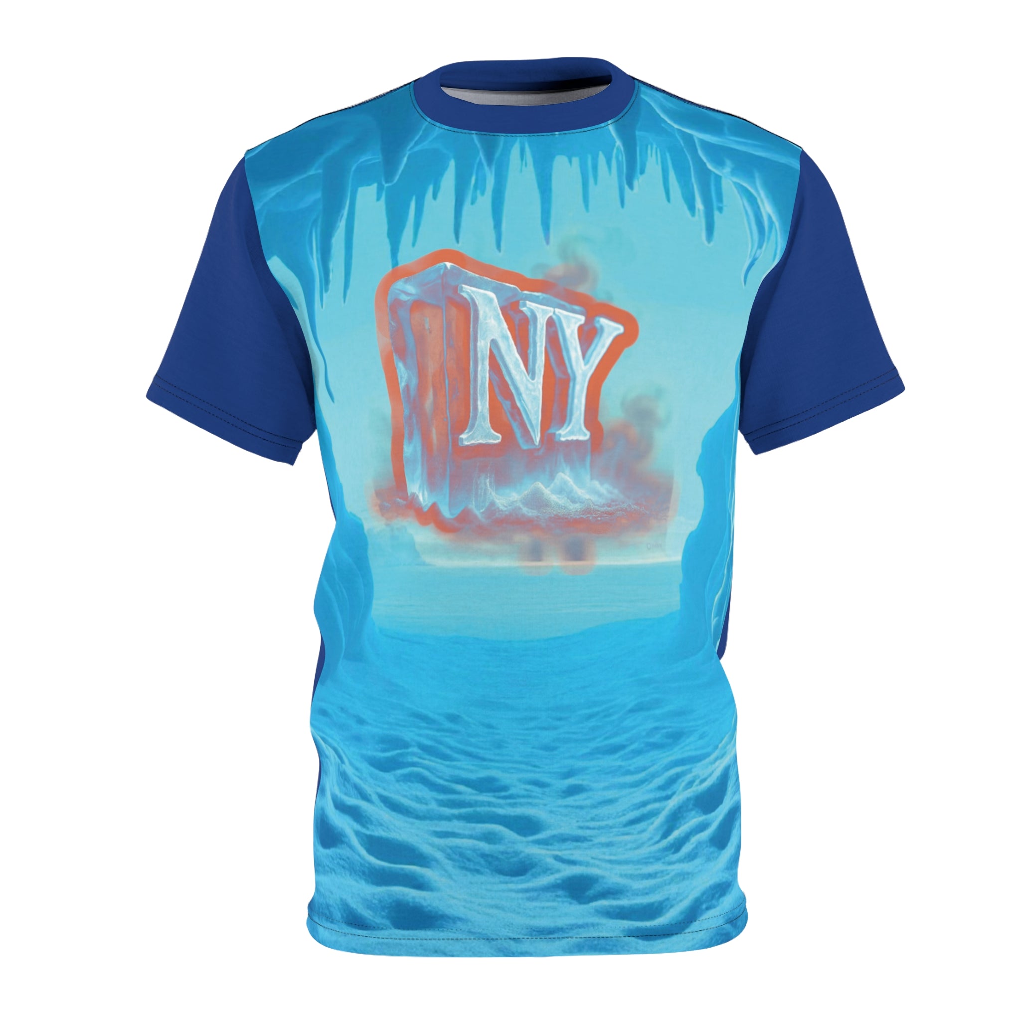 Chill Wave Unisex Tee, Ice World T-Shirt, NYC Graphic Tee, Cool Summer Shirt, Ocean Vibes Apparel, Casual Streetwear Top