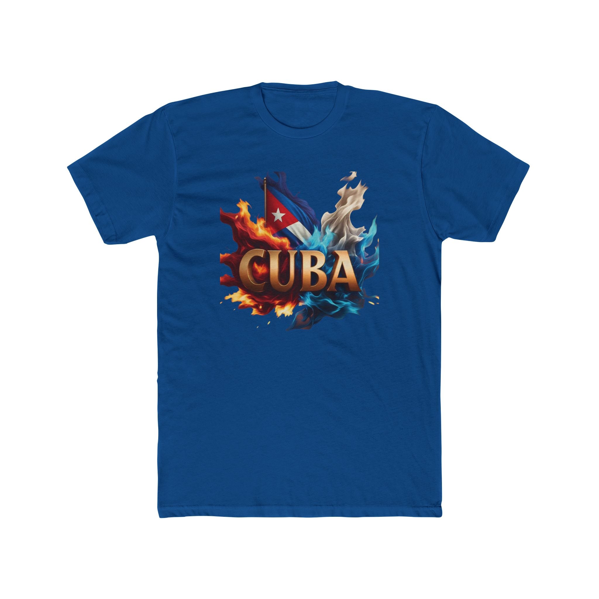 Camiseta Cuba Flames - Camiseta unisex para amantes de los viajes y la cultura