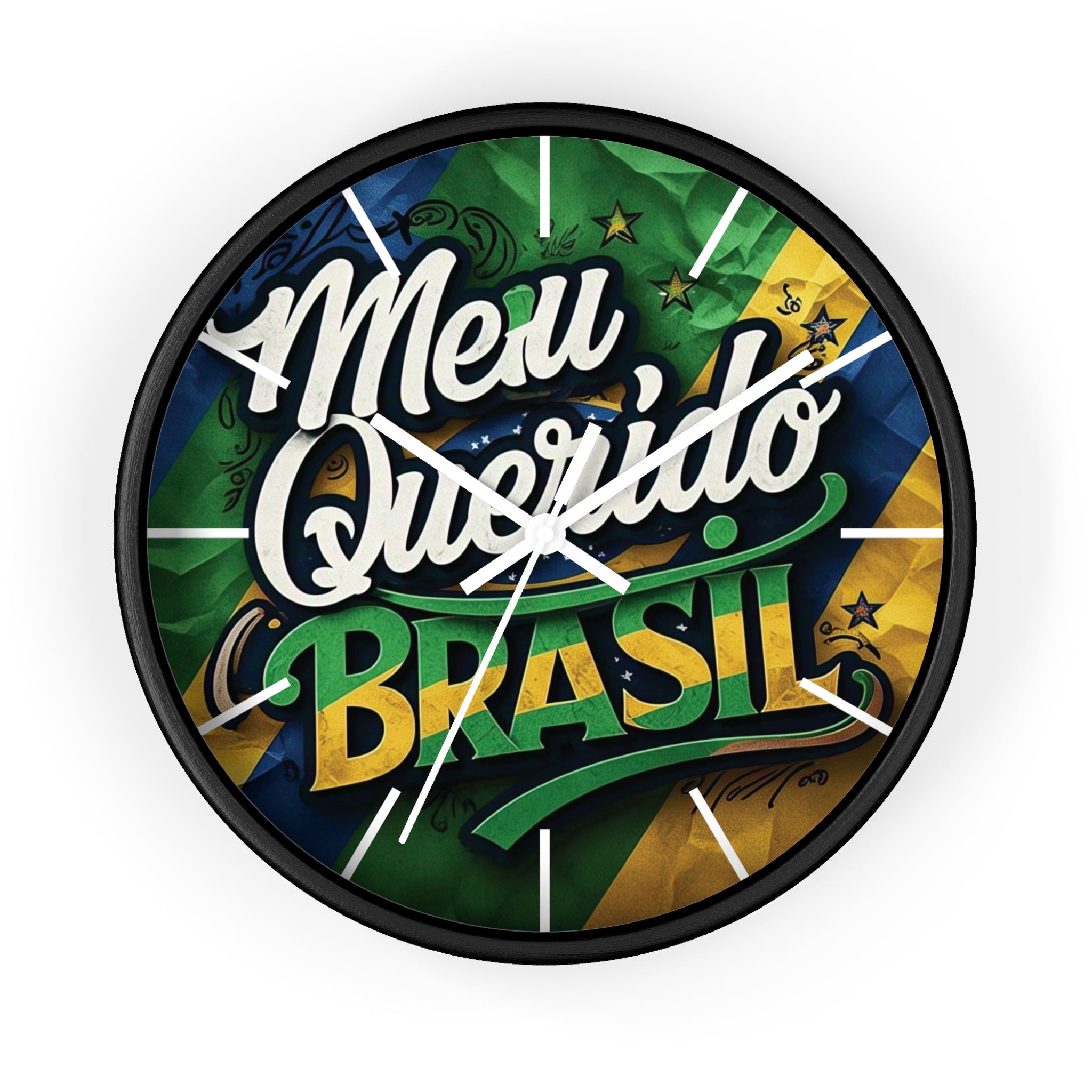 Relógio de Parede Vintage Brasil - Meu Querido Brasil Decor