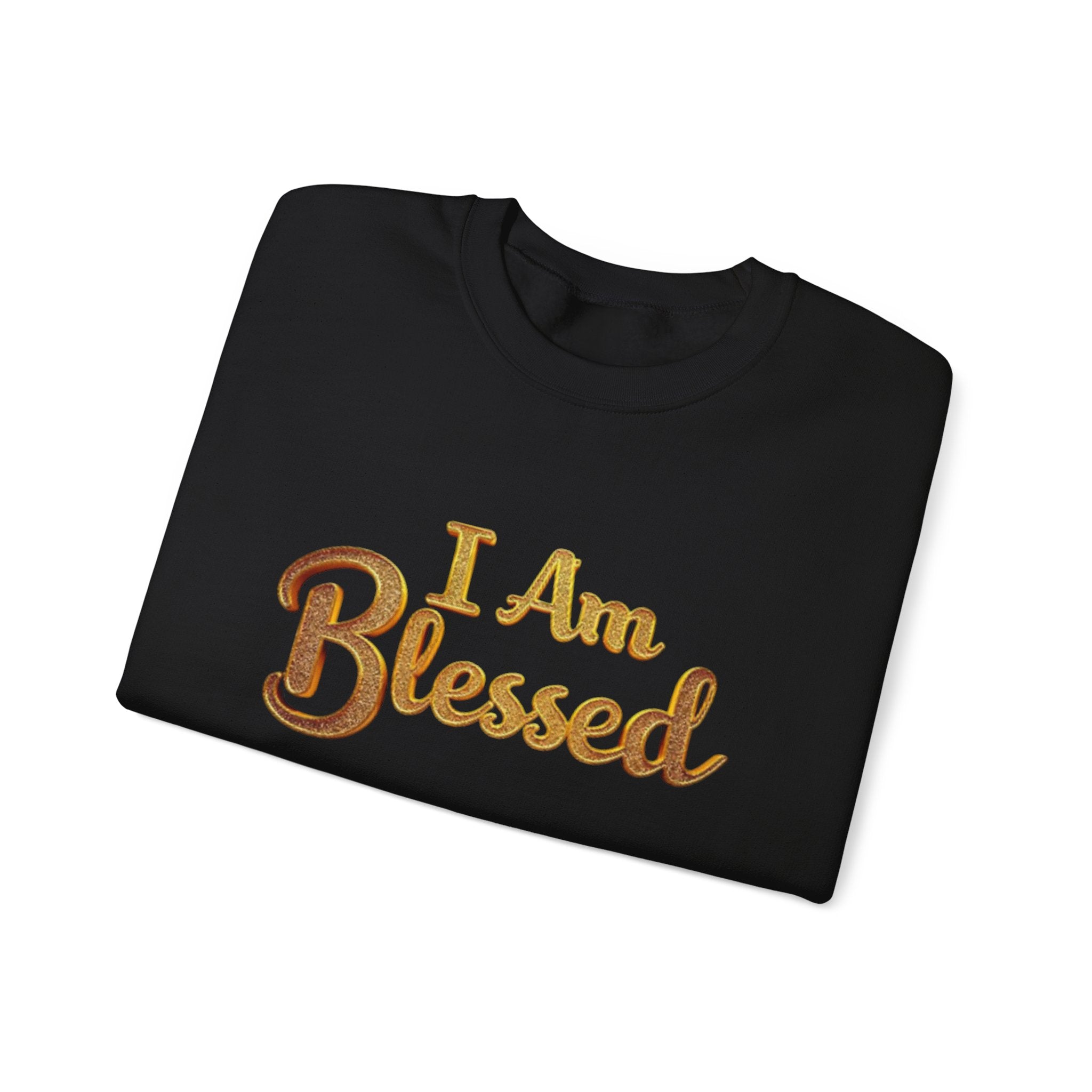 Blessed Crewneck Sweatshirt - Cozy Spiritual Apparel for Mindfulness, Perfect Gift for Holidays, Spiritual Retreats, Self-Care