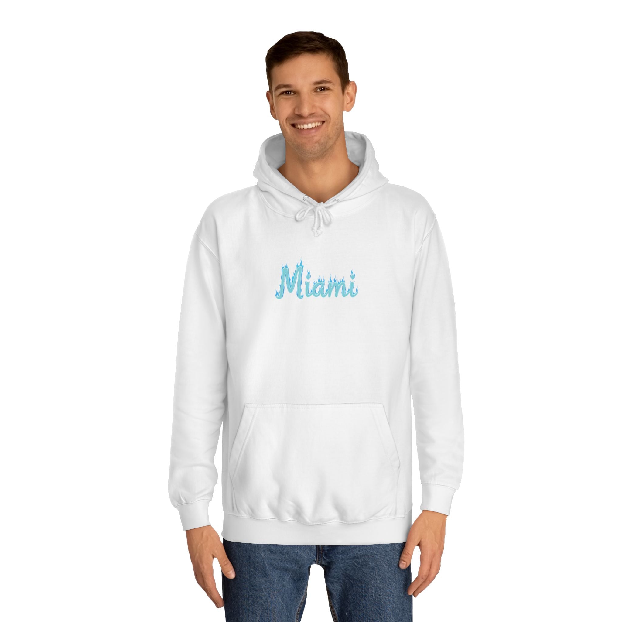 Miami Unisex College Hoodie | Cozy Casual Style, College Apparel, Gift for Students, Summer Vibes, Beachwear