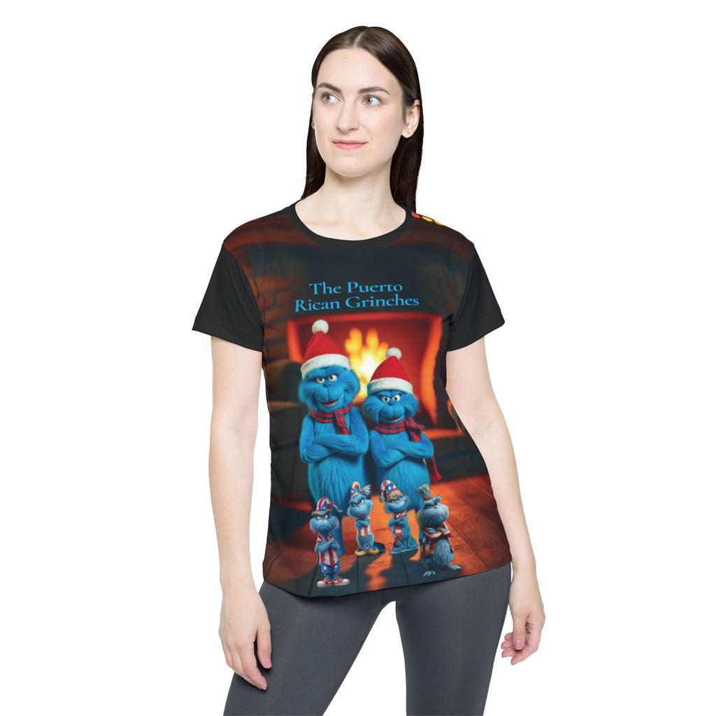 Women's Jersey — 'The Puerto Rican Grinches' Holiday Graphic Tee