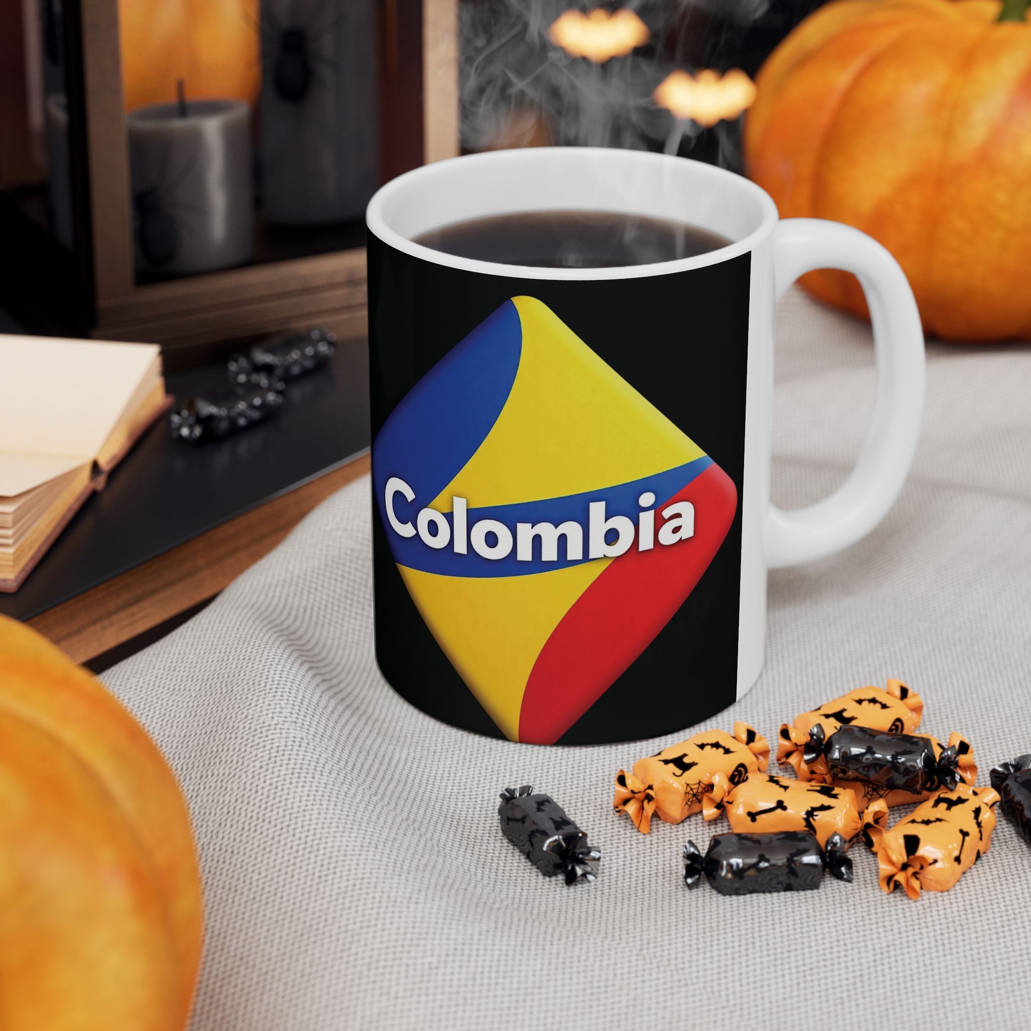 Taza de cerámica colombiana (11 oz, 15 oz)