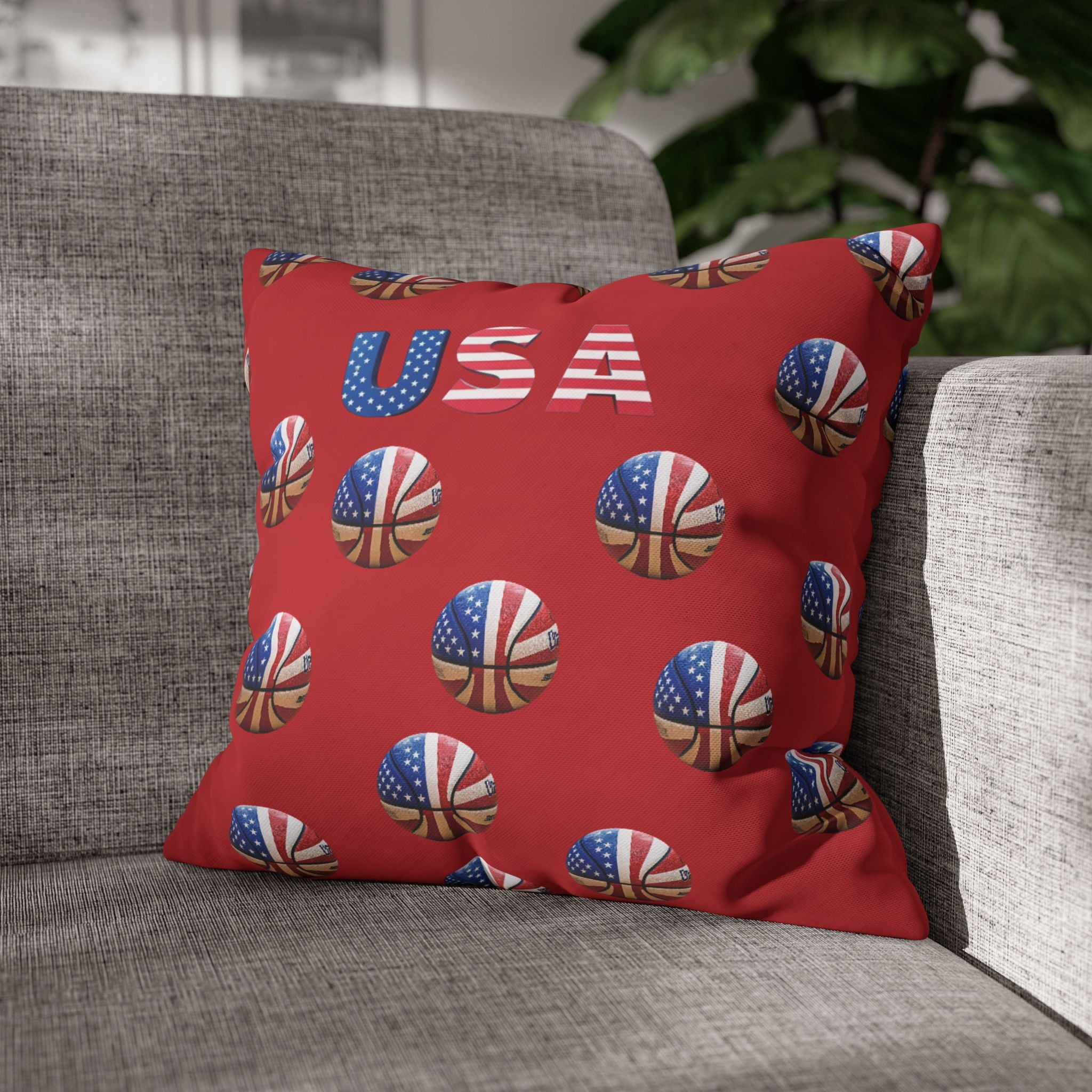 Square Poly Canvas Pillowcase