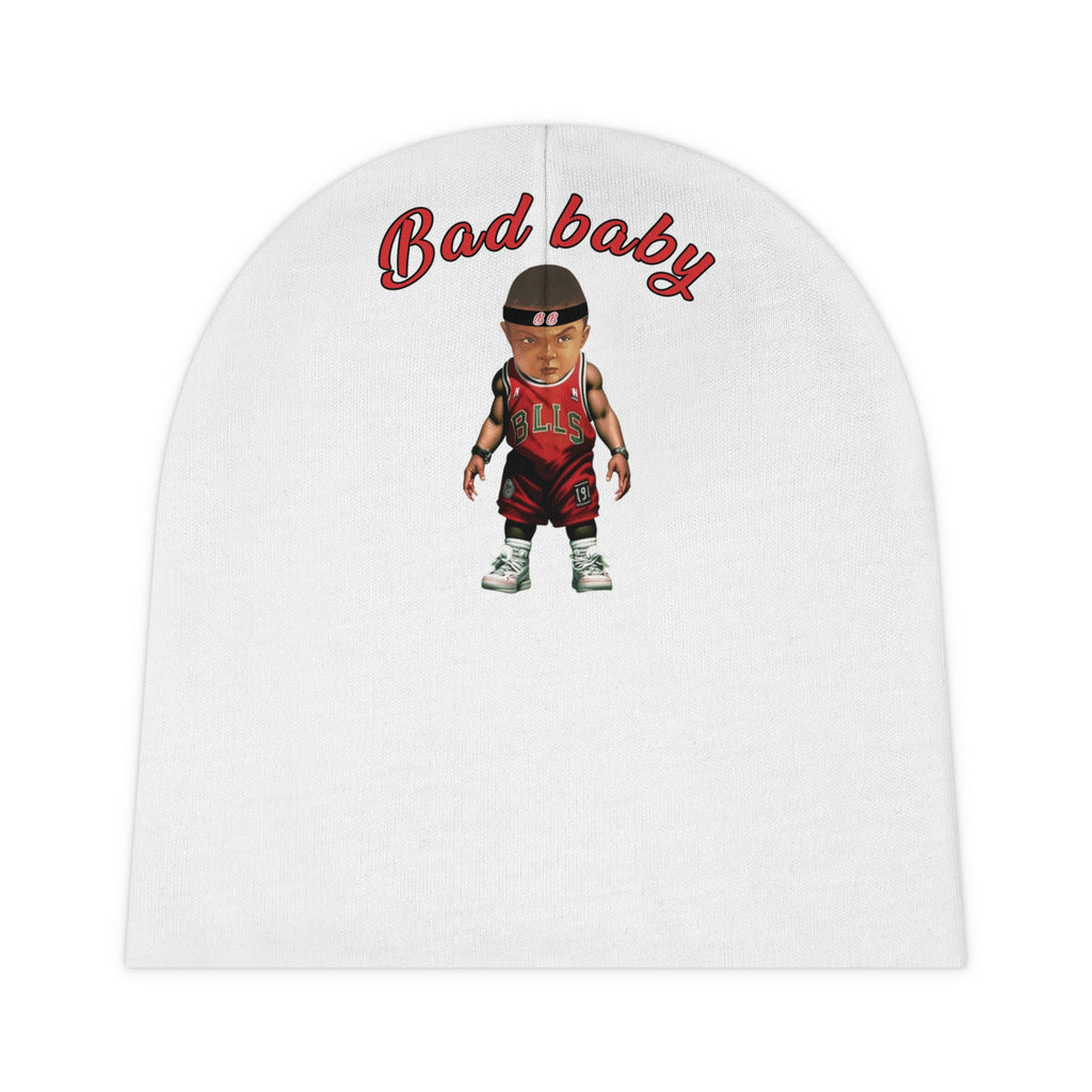 Bad baby white  Beanie (AOP) Bad baby brand