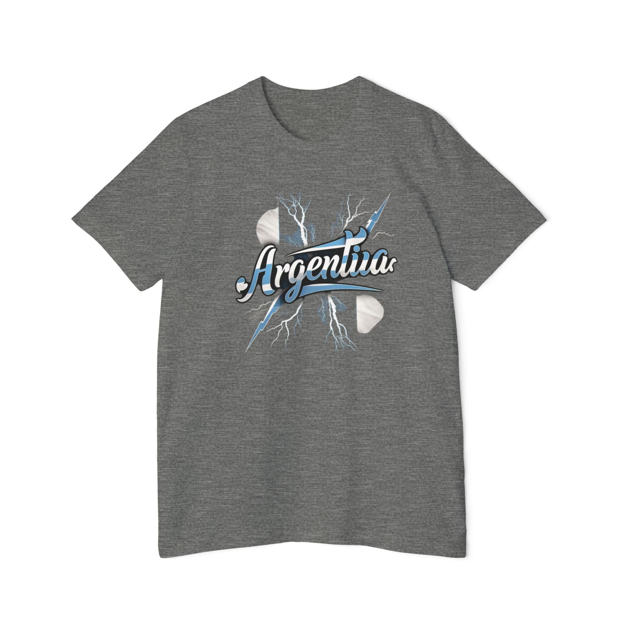 Camiseta gráfica de Argentina: estilo casual, unisex, hecha en EE. UU.