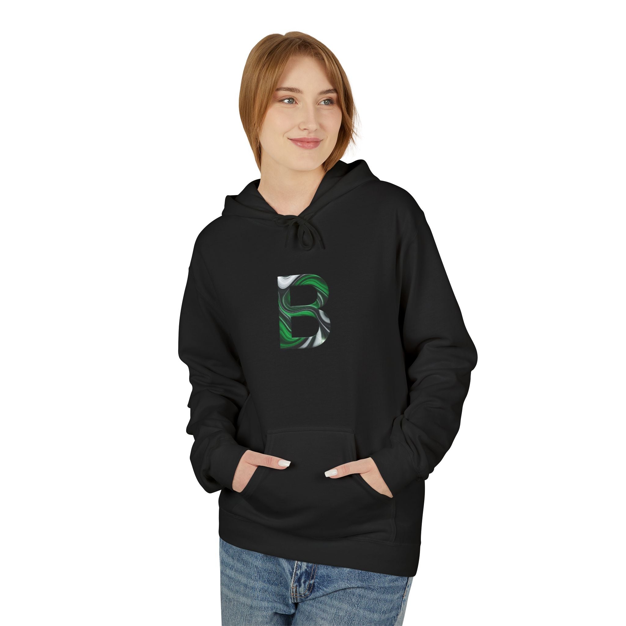 Camouflage Initial Hoodie | Unisex Softstyle Fleece Sweatshirt, Personalized Gift, Cozy Casual Wear, Perfect for All Seasons, Unique [...] 