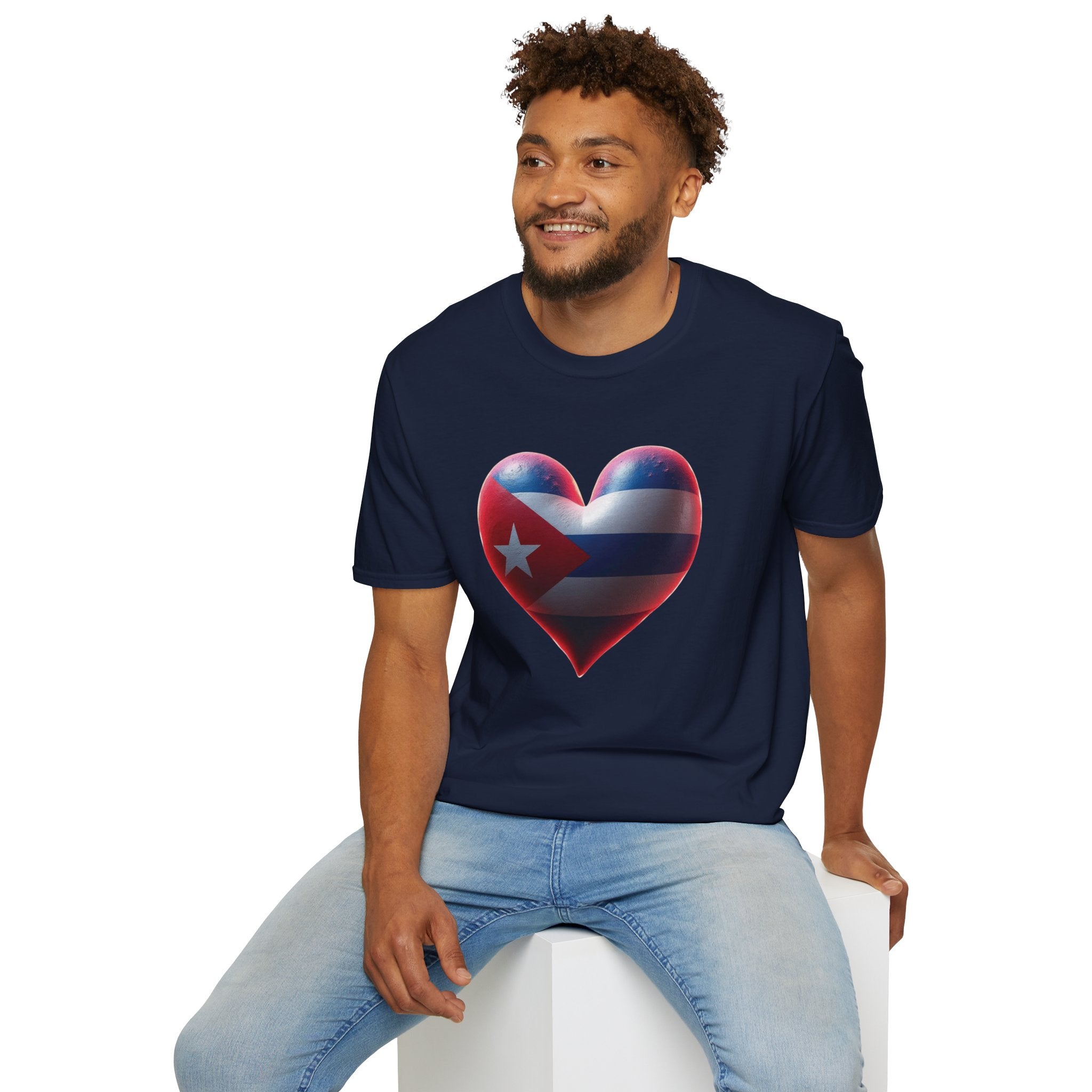Camiseta cubana unisex de estilo suave