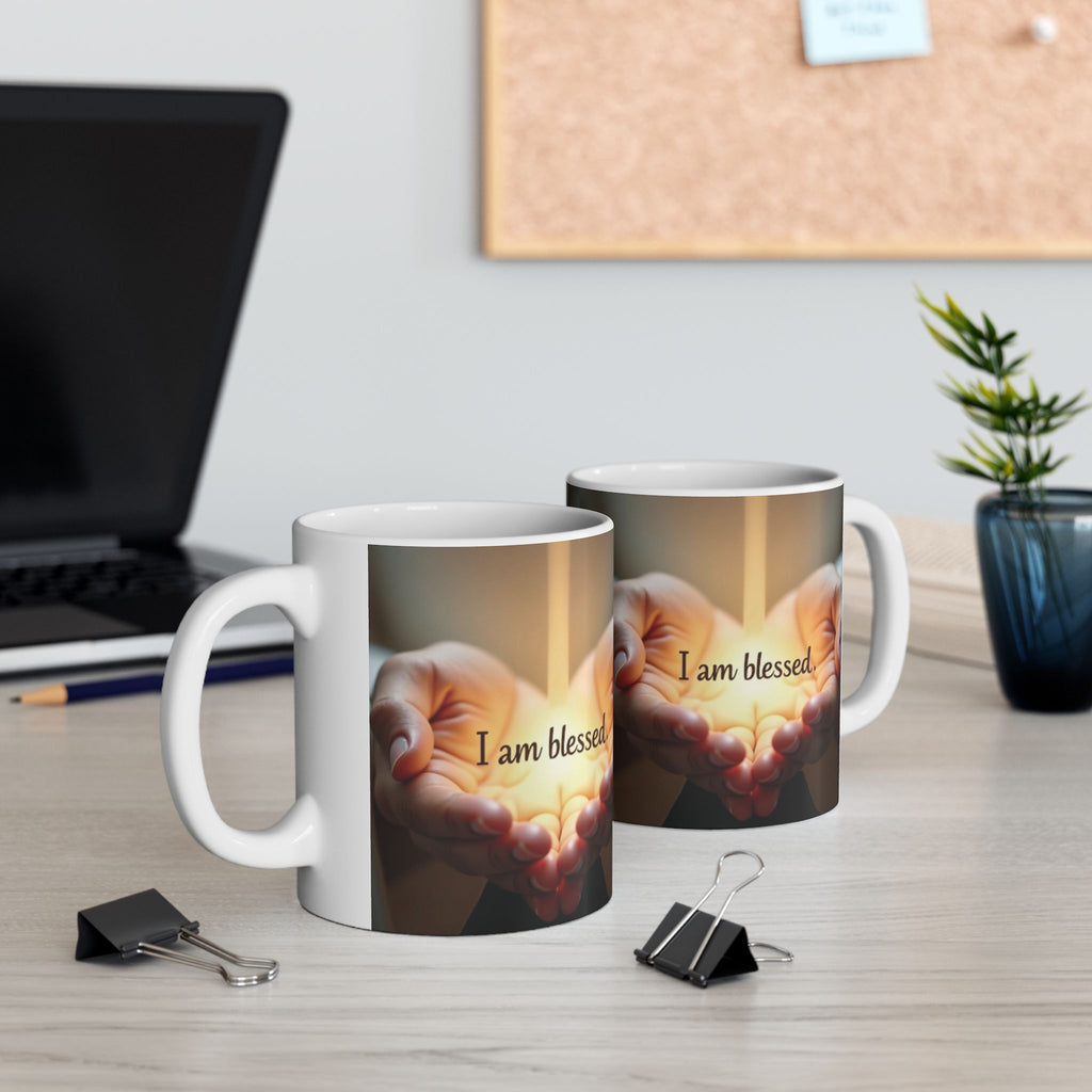 Inspirational Mug - 'I Am Blessed' - Mindfulness and Gratitude Gift