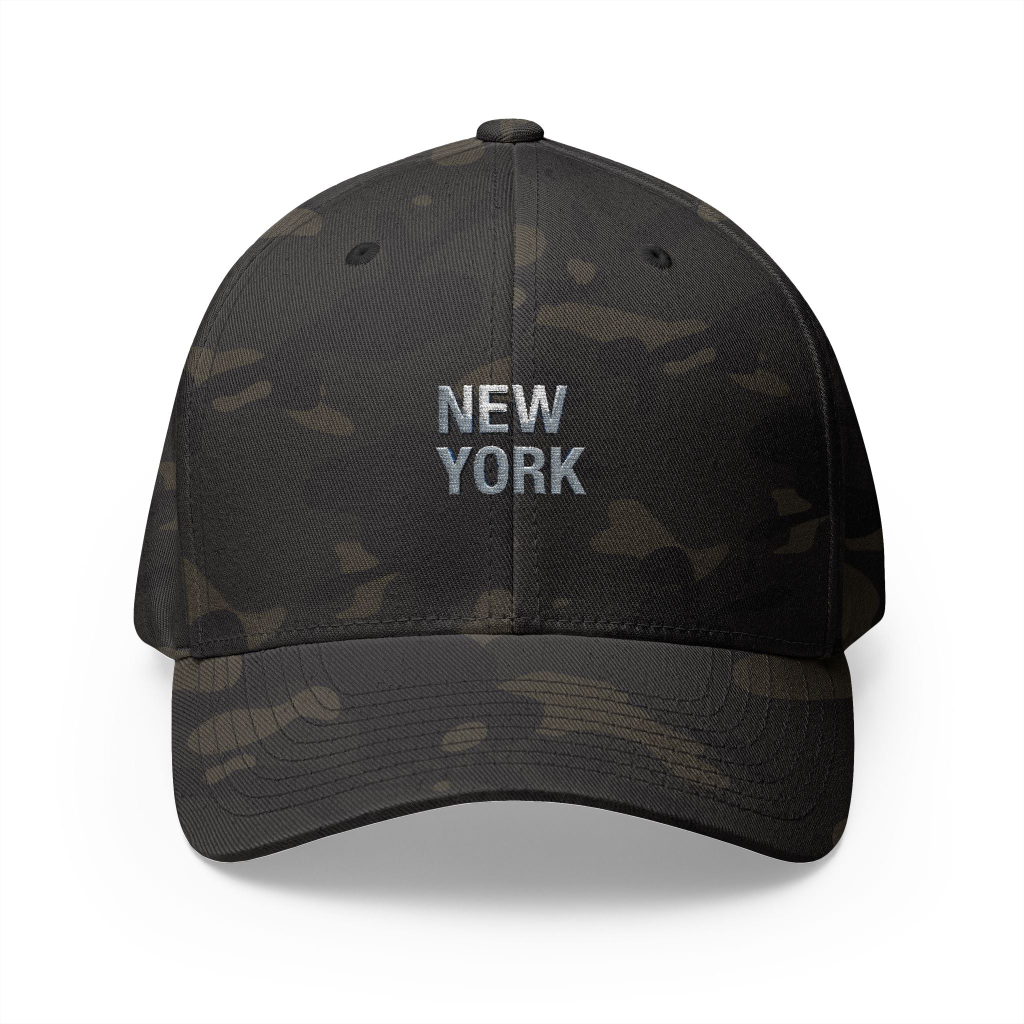 New York Embroidered Baseball Cap — Minimal City Vintage Logo Hat